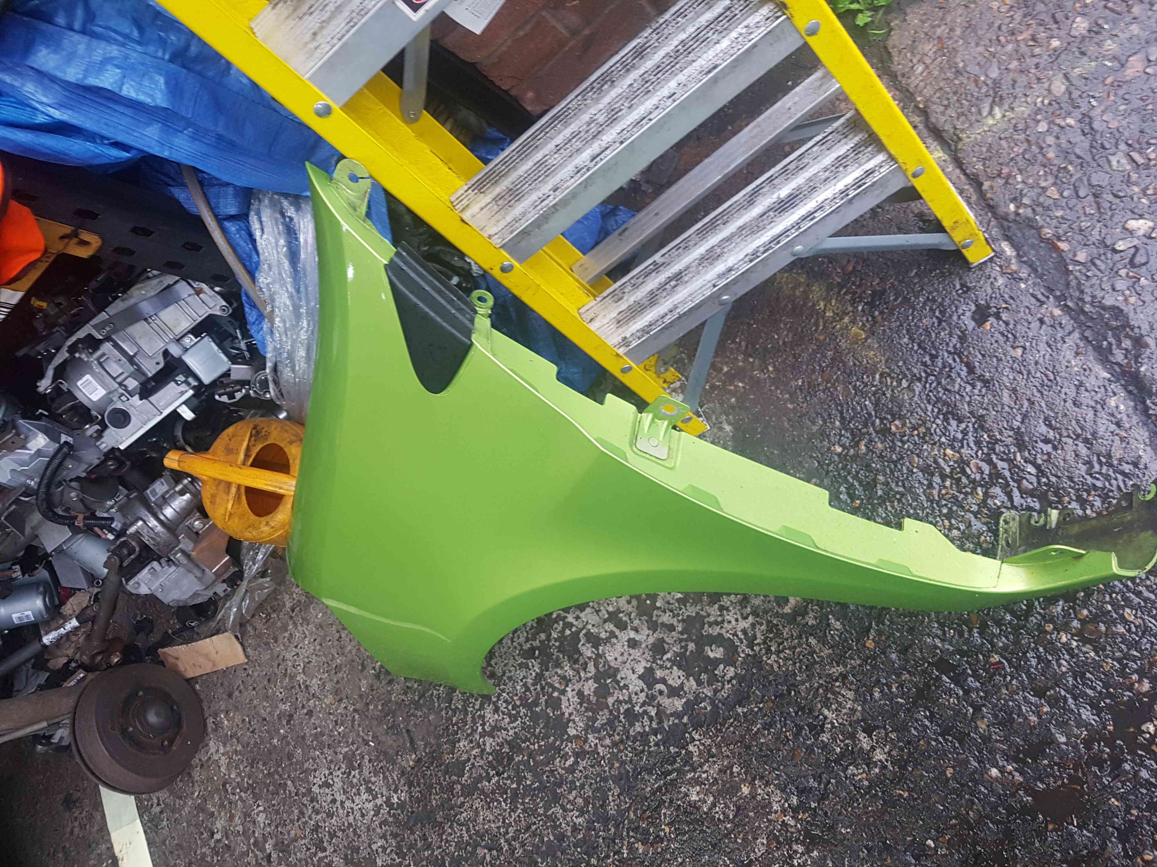 Thumb 2 Renault Clio MK3 2009-2012 Passenger Ns Wing Green Tednq