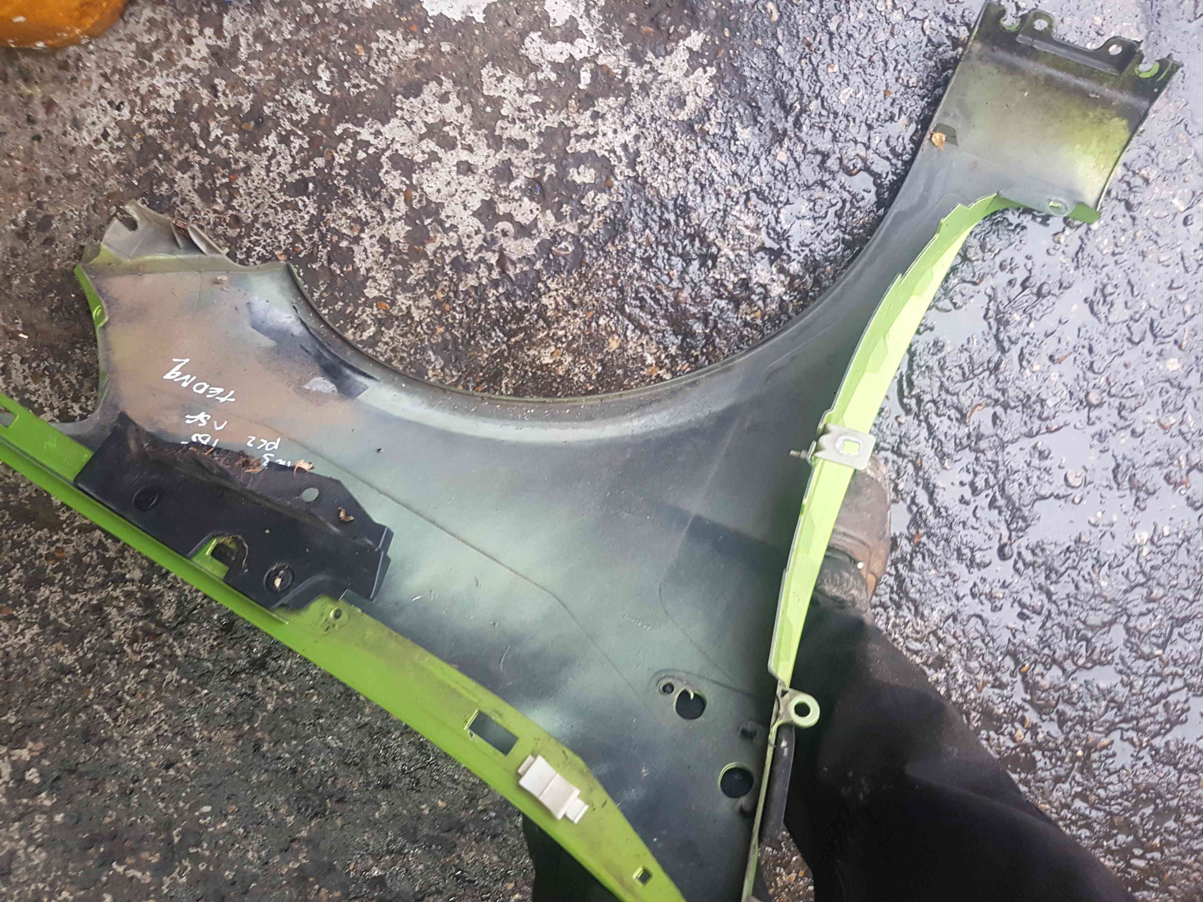 Thumb 3 Renault Clio MK3 2009-2012 Passenger Ns Wing Green Tednq