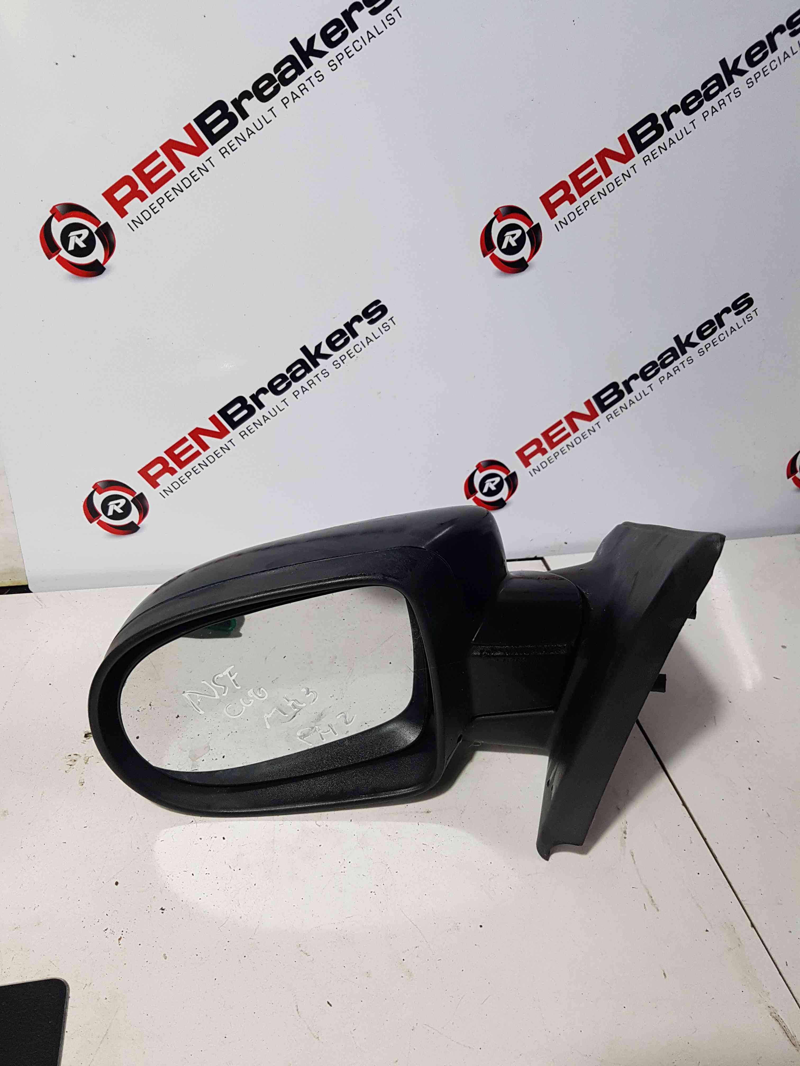 Thumb 7 Renault Clio MK3 2009-2012 Passenger Ns Wing Mirror Black