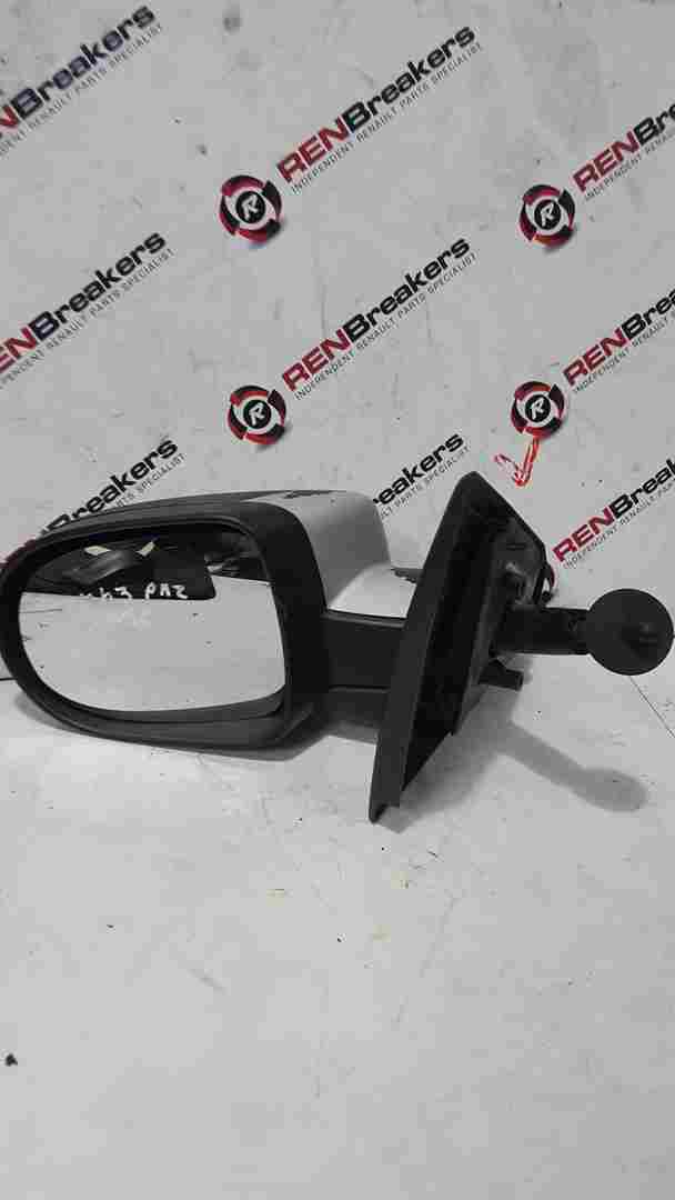 Thumb 2 Renault Clio MK3 2009-2012 Passenger Ns Wing Mirror Black Manual