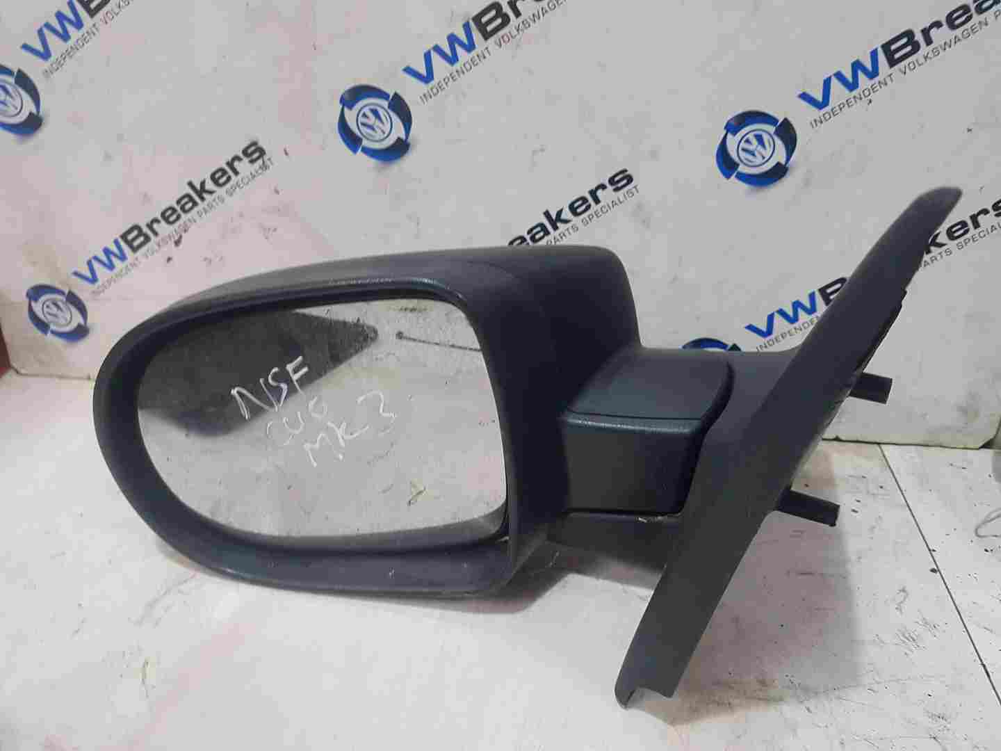 Thumb 2 Renault Clio MK3 2009-2012 Passenger Ns Wing Mirror Plain Black Electric