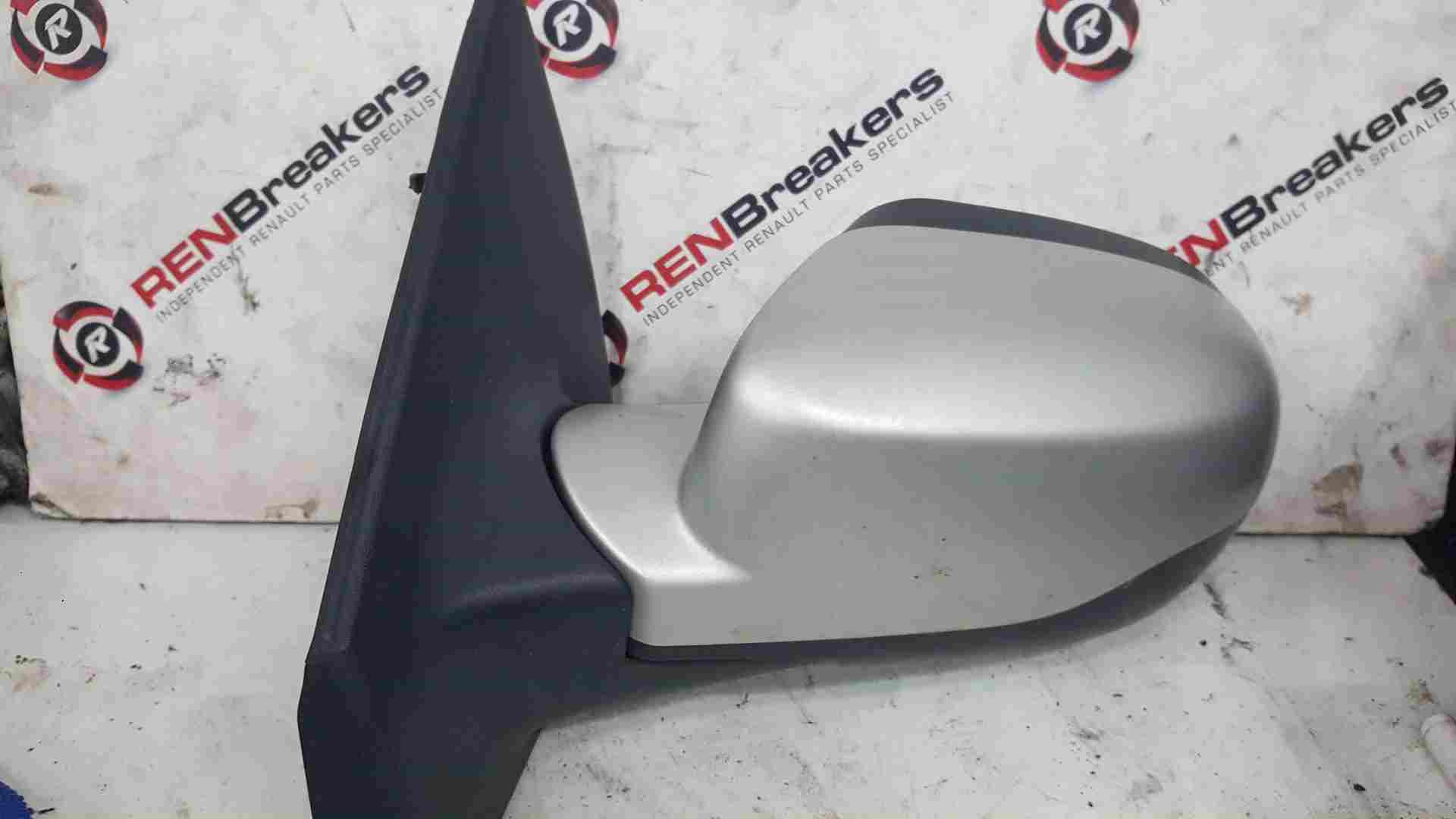 Thumb 2 Renault Clio MK3 2009-2012 Passenger Ns Wing Mirror Plain Silver Electric