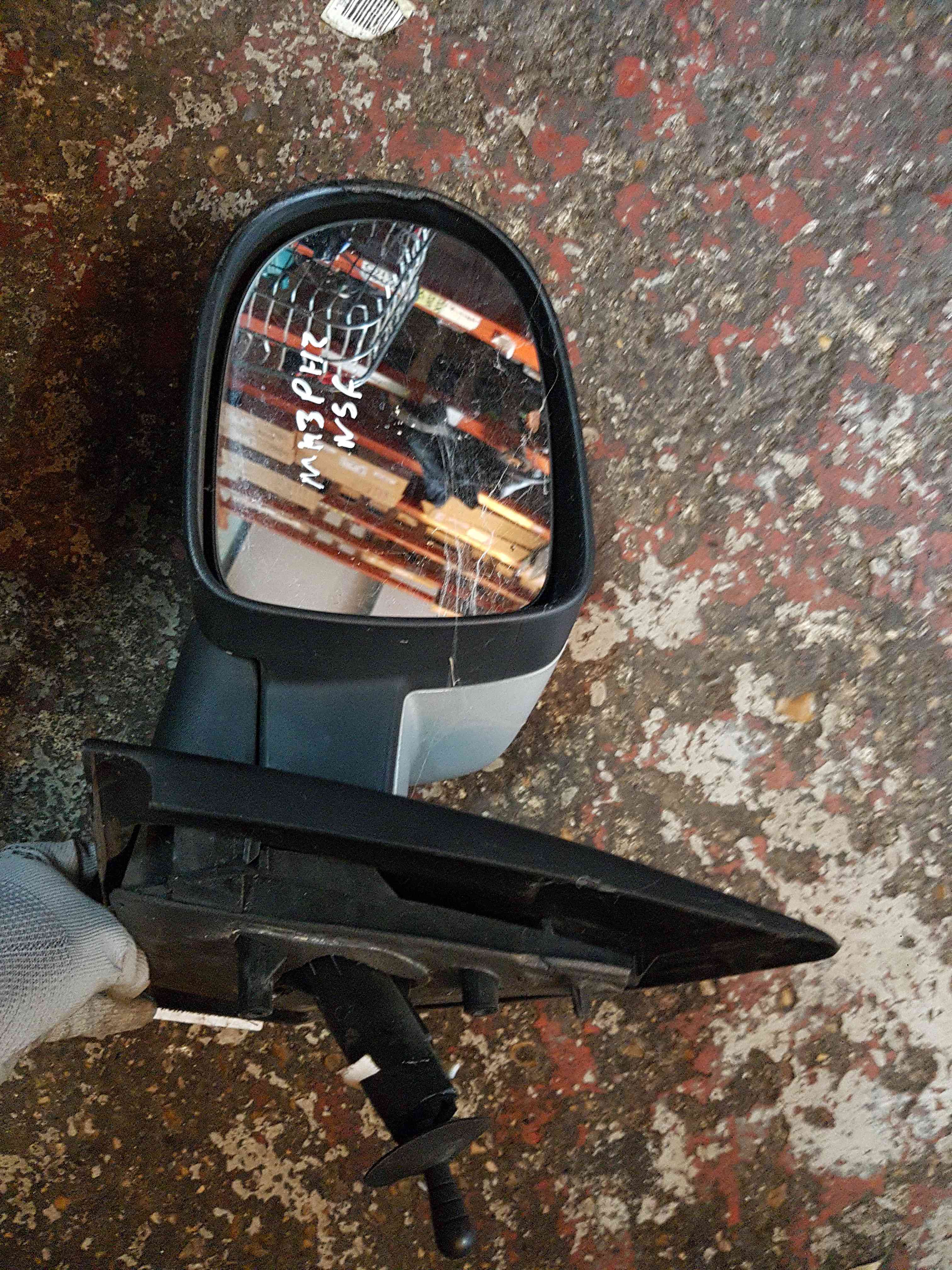 Thumb 5 Renault Clio MK3 2009-2012 Passenger Ns Wing Mirror Plain Silver Manual