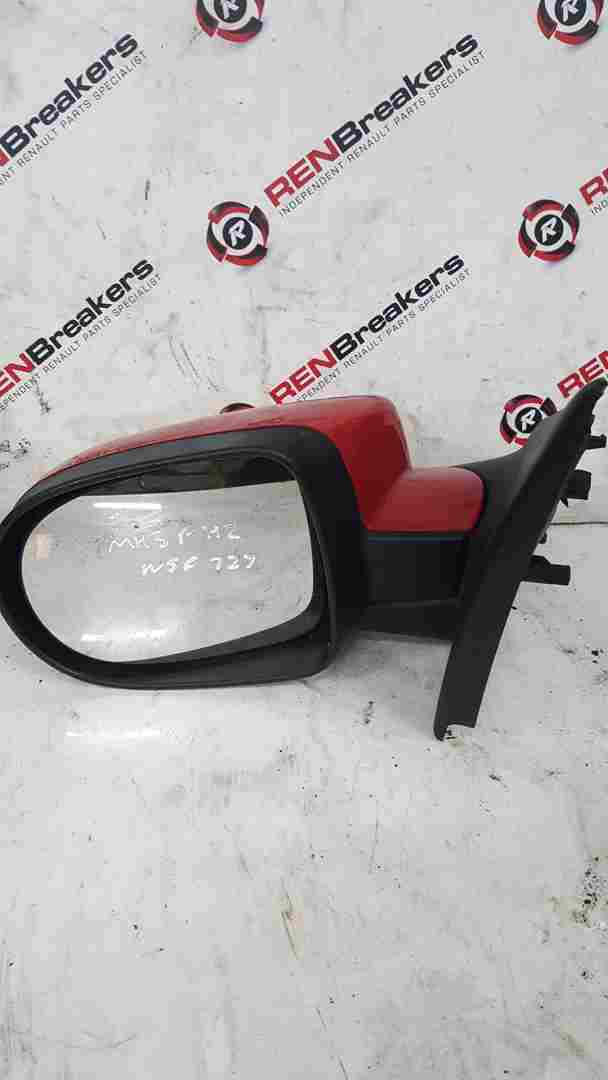 Thumb 3 Renault Clio MK3 2009-2012 Passenger Ns Wing Mirror RED 727
