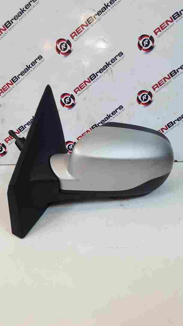 Thumb 2 Renault Clio MK3 2009-2012 Passenger Ns Wing Mirror Silver Facelift Manual Cheap