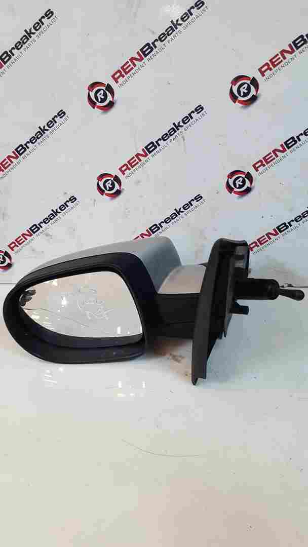 Thumb 3 Renault Clio MK3 2009-2012 Passenger Ns Wing Mirror Silver Facelift Manual Cheap