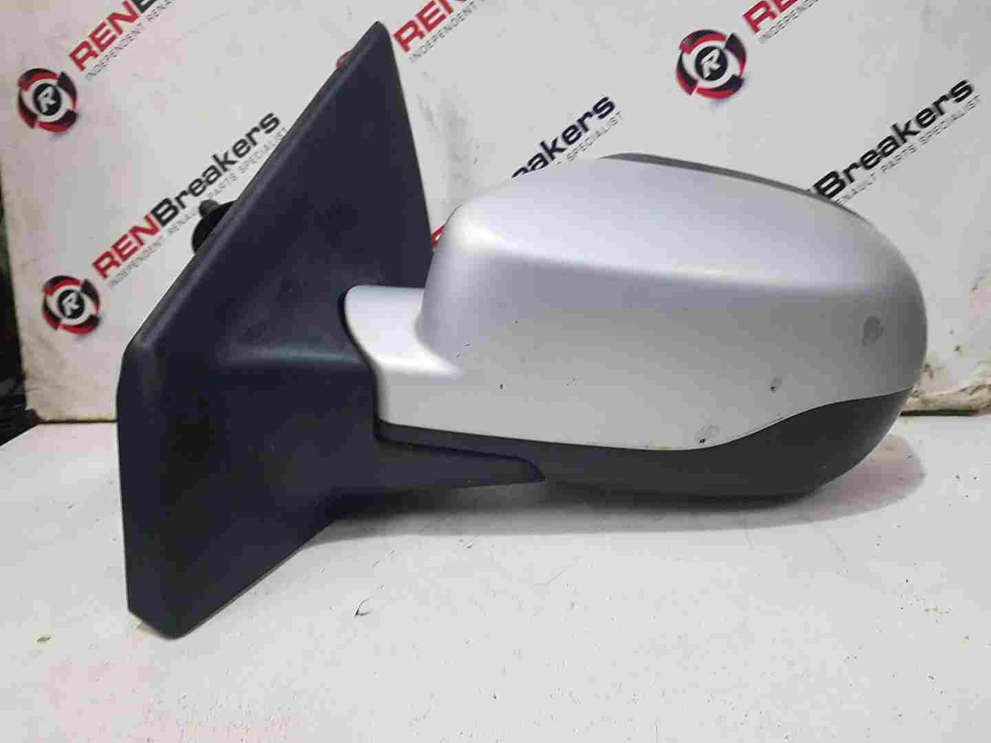 Thumb 2 Renault Clio MK3 2009-2012 Passenger Ns Wing Mirror Silver Manual Facelift