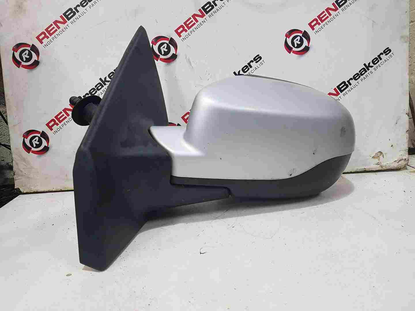 Thumb 5 Renault Clio MK3 2009-2012 Passenger Ns Wing Mirror Silver Manual Facelift