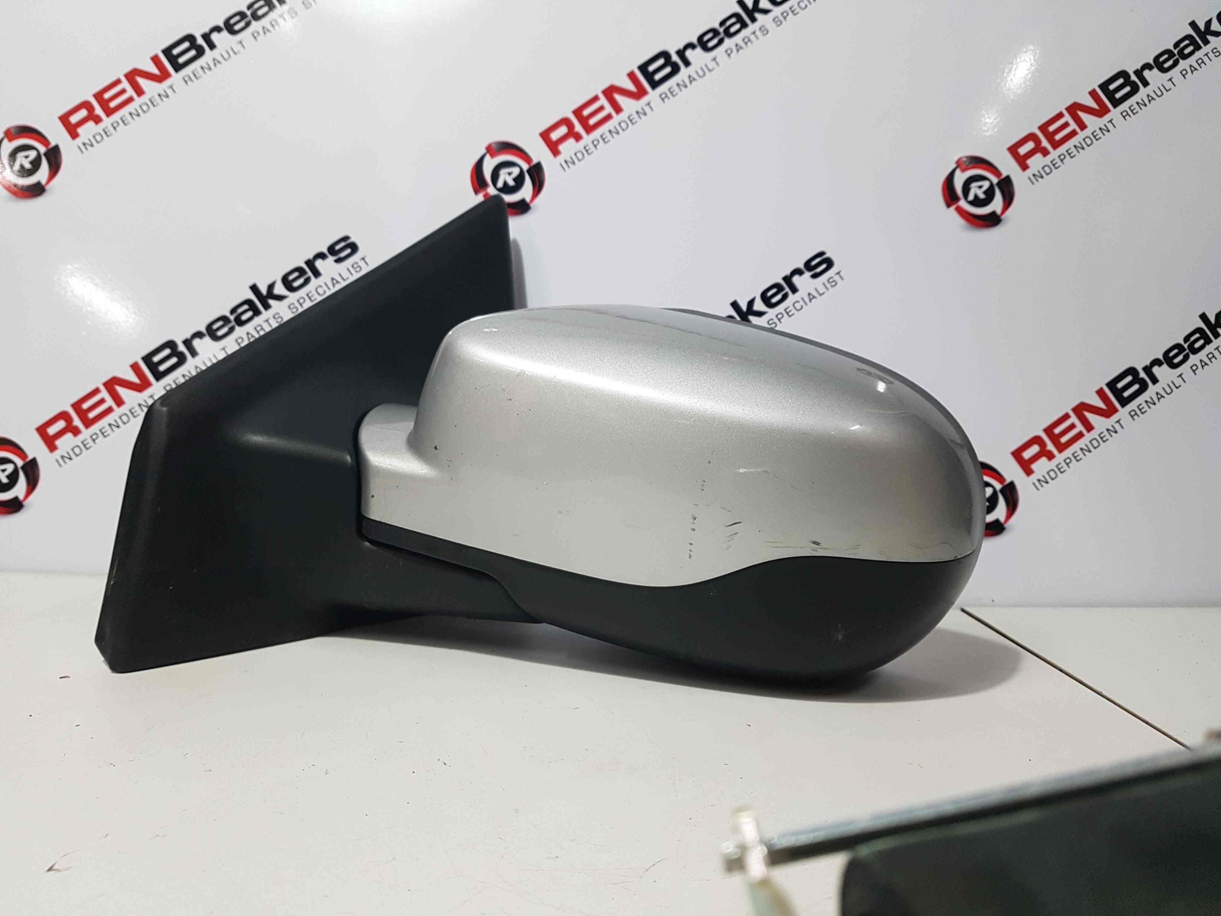 Thumb 2 Renault Clio MK3 2009-2012 Passenger Ns Wing Mirror Silver Ted69 Electric