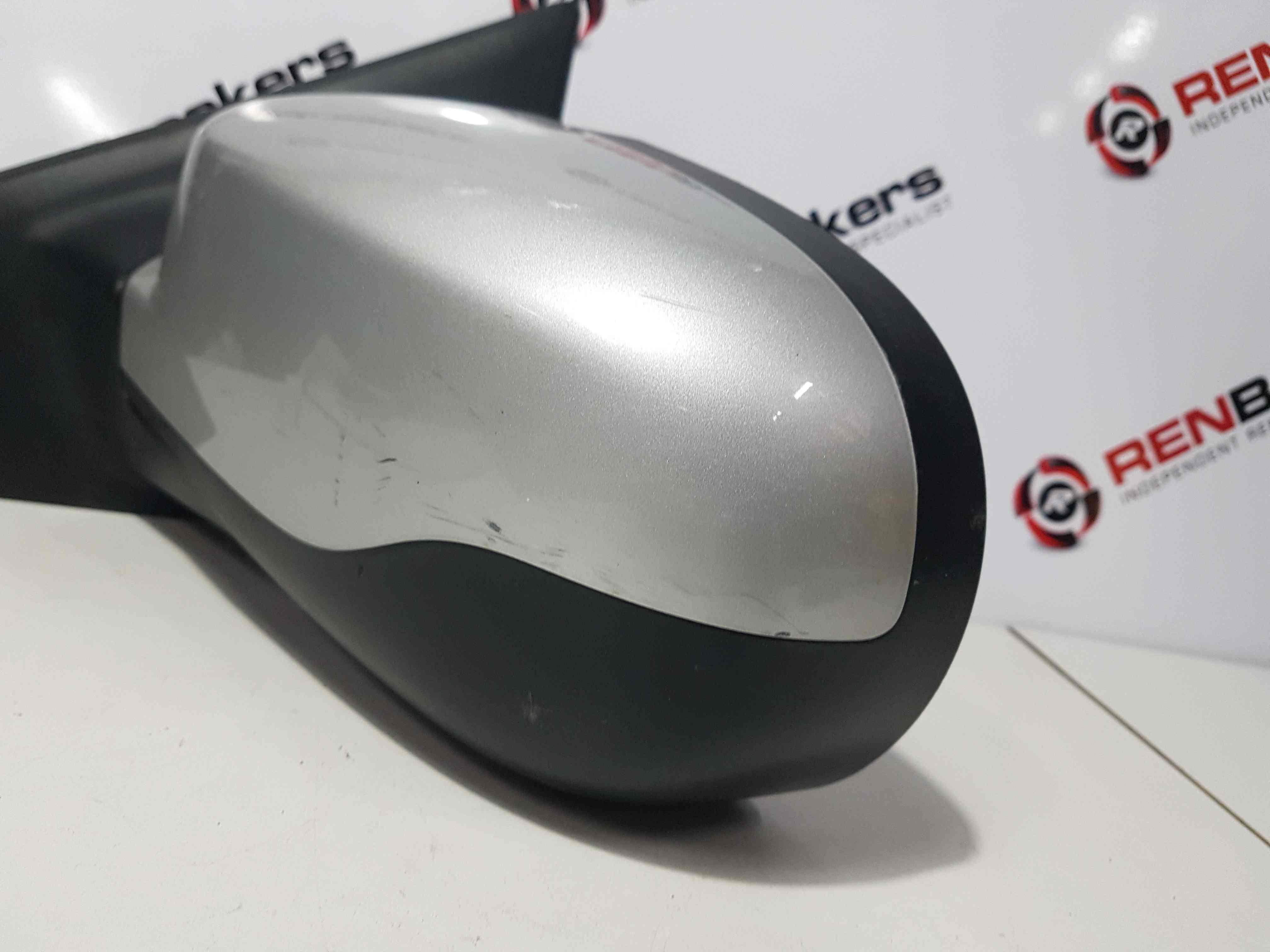 Thumb 3 Renault Clio MK3 2009-2012 Passenger Ns Wing Mirror Silver Ted69 Electric
