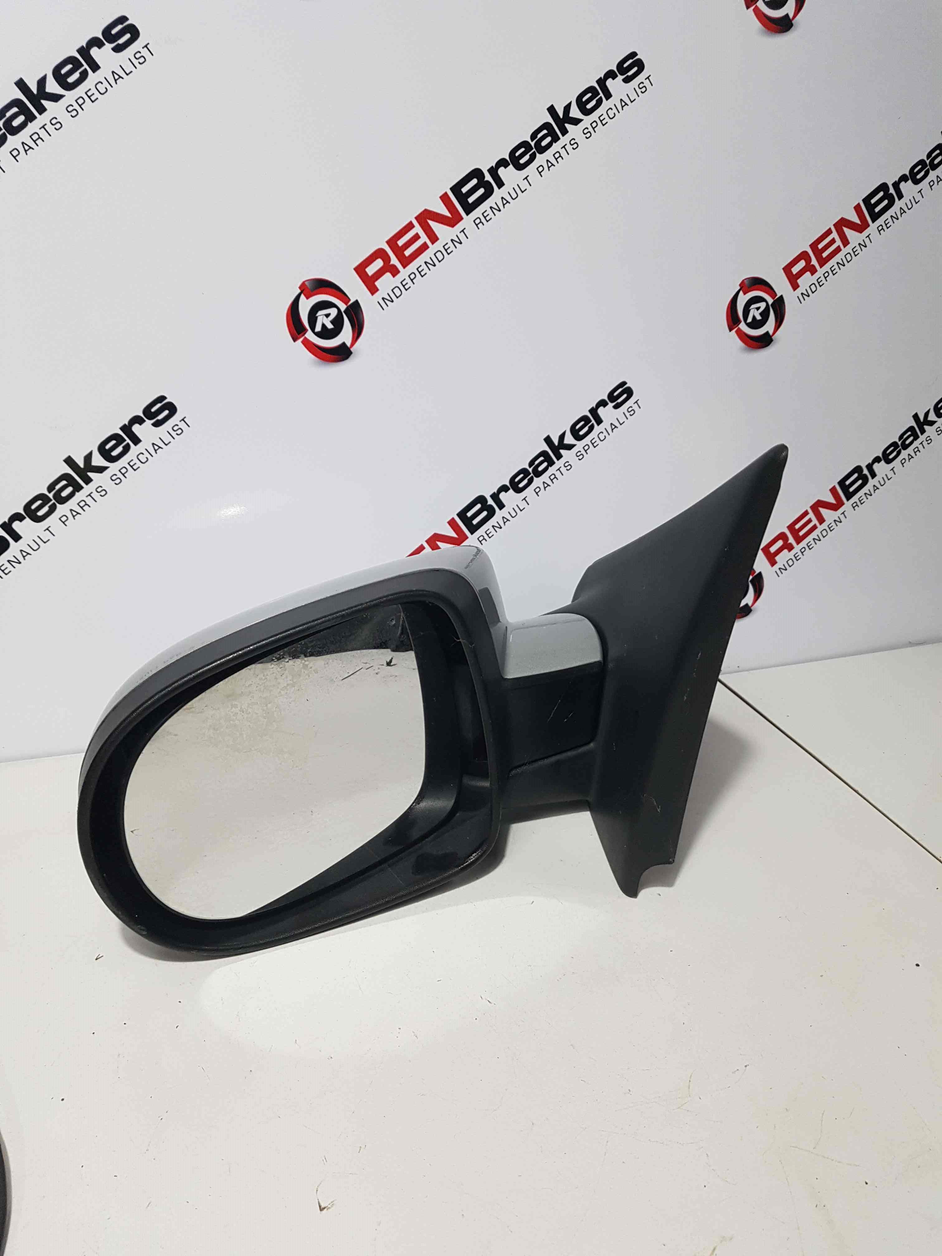 Thumb 5 Renault Clio MK3 2009-2012 Passenger Ns Wing Mirror Silver Ted69 Electric
