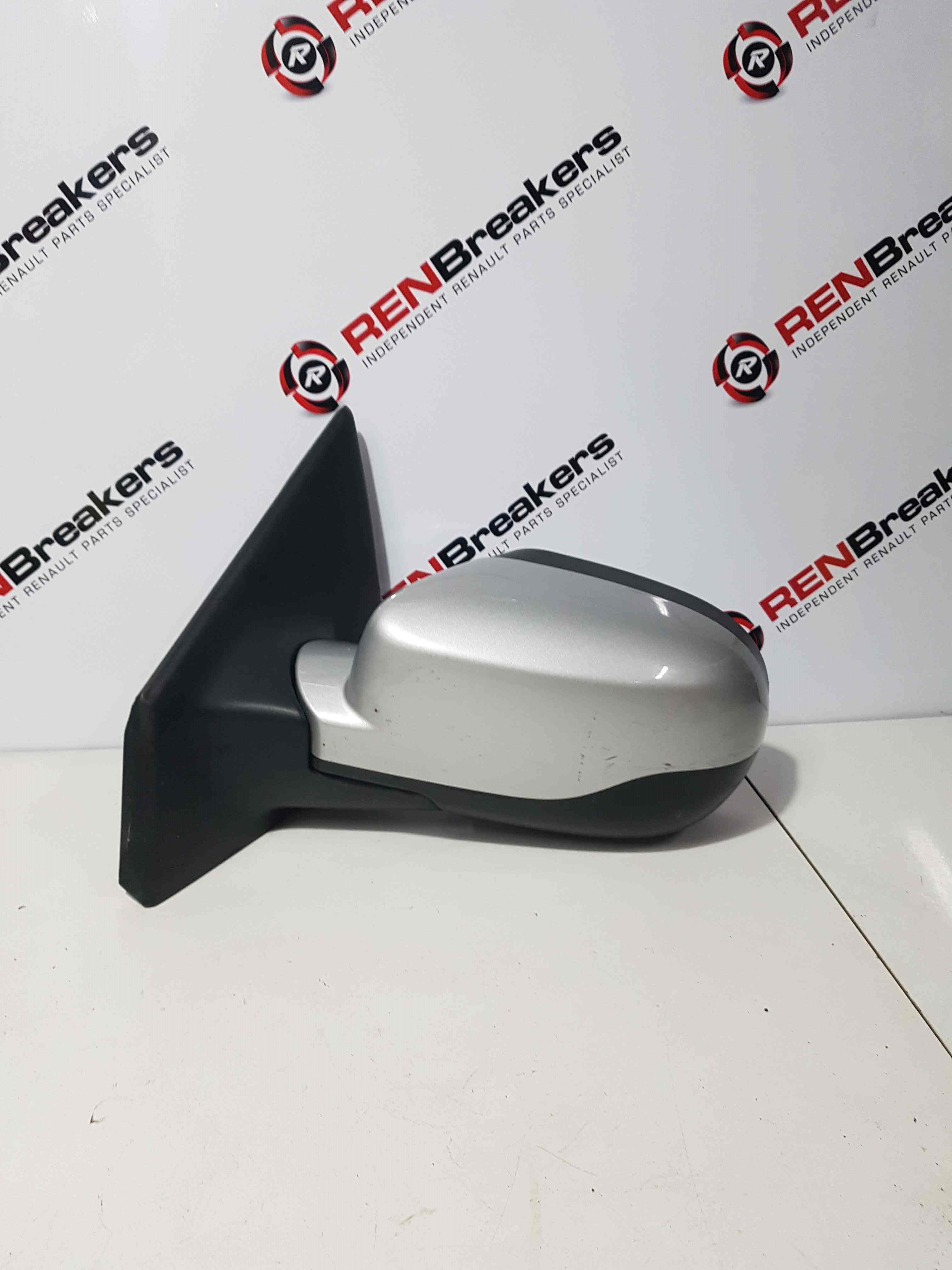 Thumb 7 Renault Clio MK3 2009-2012 Passenger Ns Wing Mirror Silver Ted69 Electric