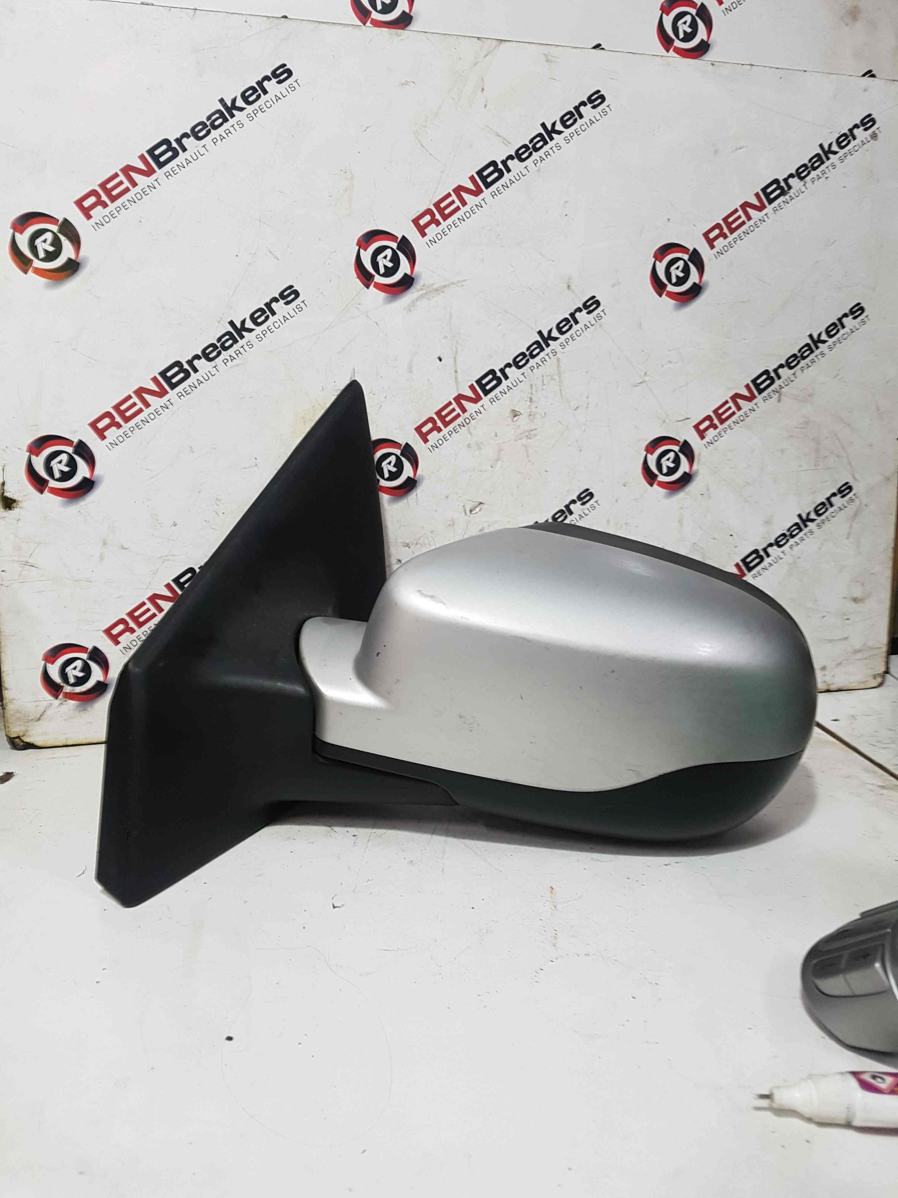 Thumb 2 Renault Clio MK3 2009-2012 Passenger Ns Wing Mirror Silver facelift