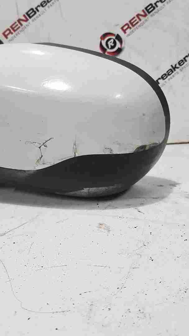 Thumb 3 Renault Clio MK3 2009-2012 Passenger Ns Wing Mirror White Ov369