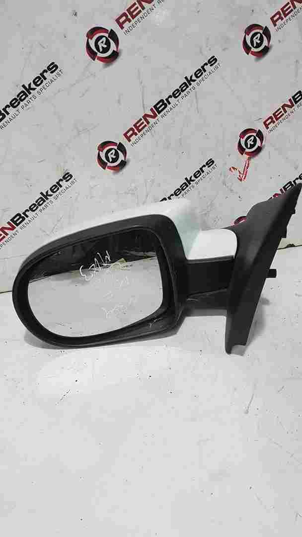 Thumb 4 Renault Clio MK3 2009-2012 Passenger Ns Wing Mirror White Ov369