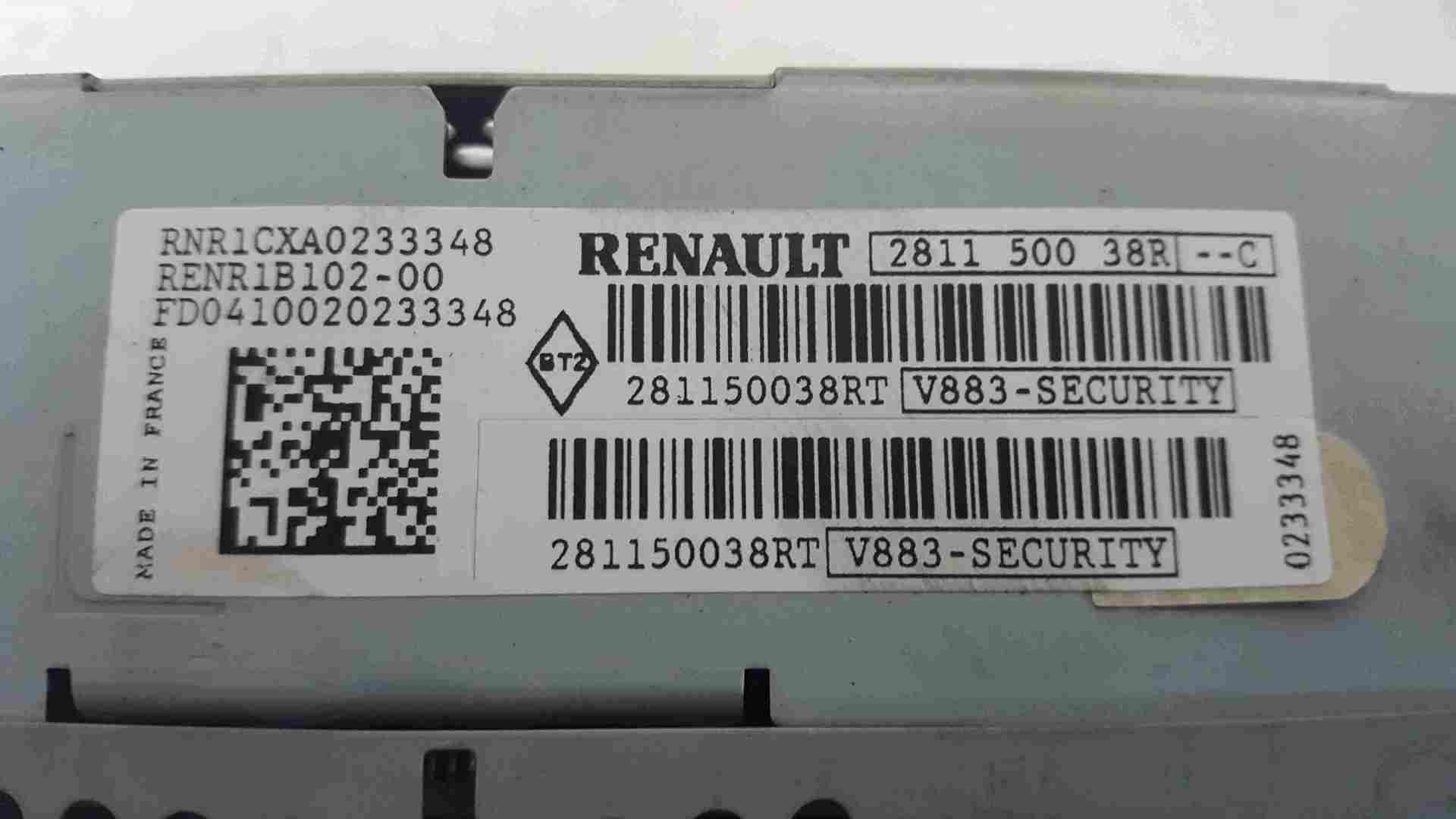 Thumb 2 Renault Clio MK3 2009-2012 Radio Cd Player + Code 281150038R