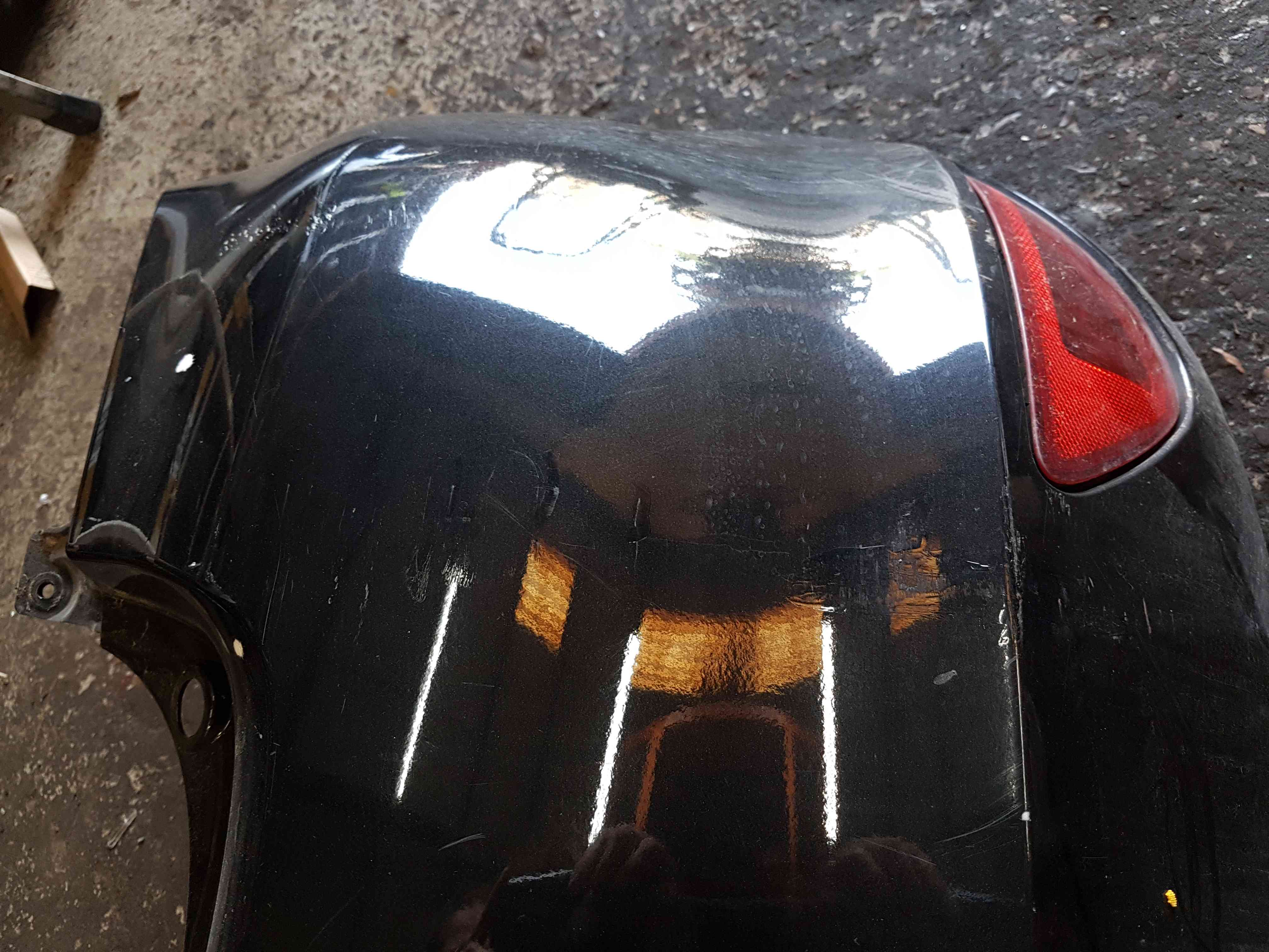 Thumb 5 Renault Clio MK3 2009-2012 Rear Bumper Black 676 Facelift