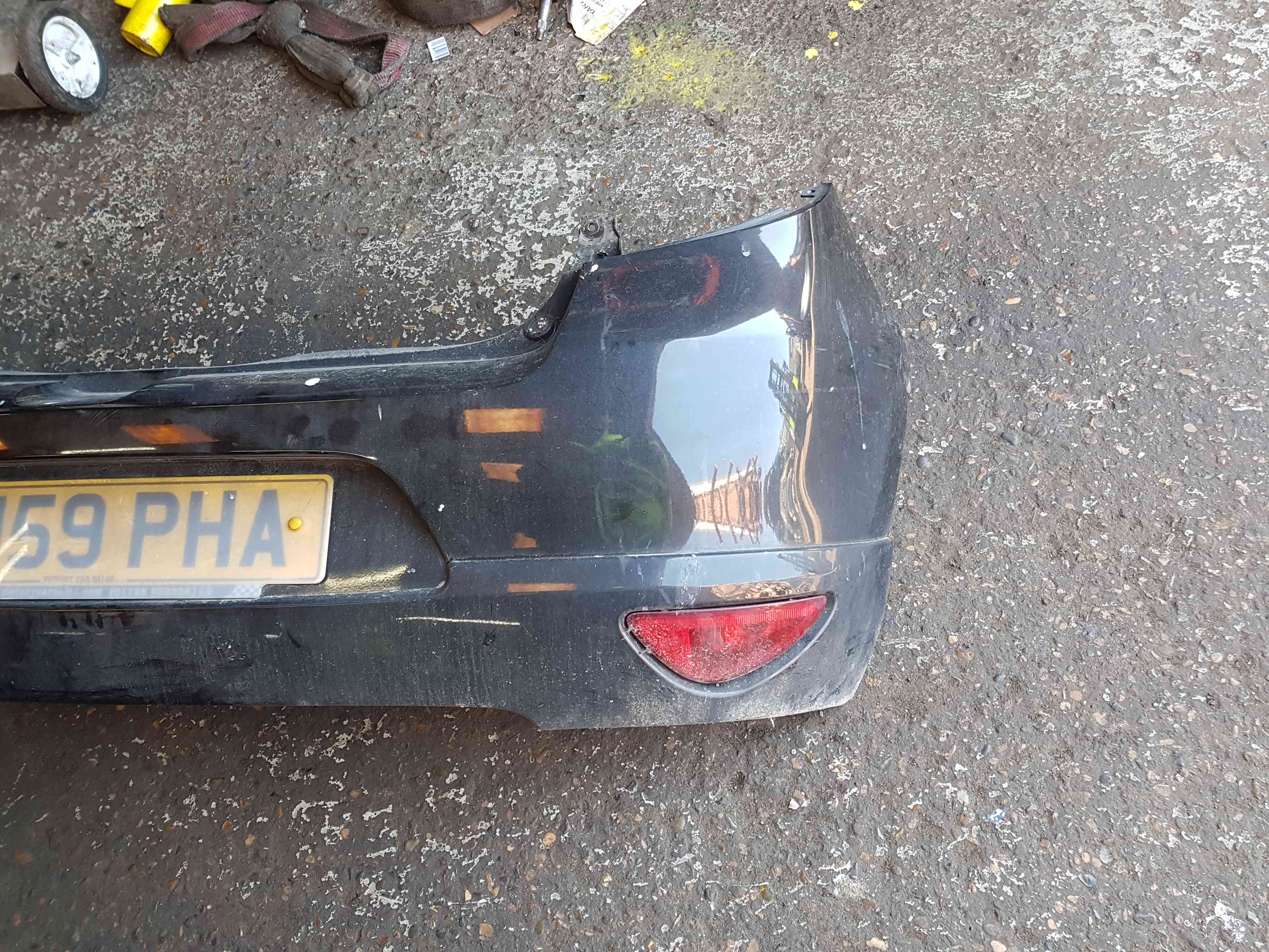 Thumb 3 Renault Clio MK3 2009-2012 Rear Bumper Black 676 Facelift