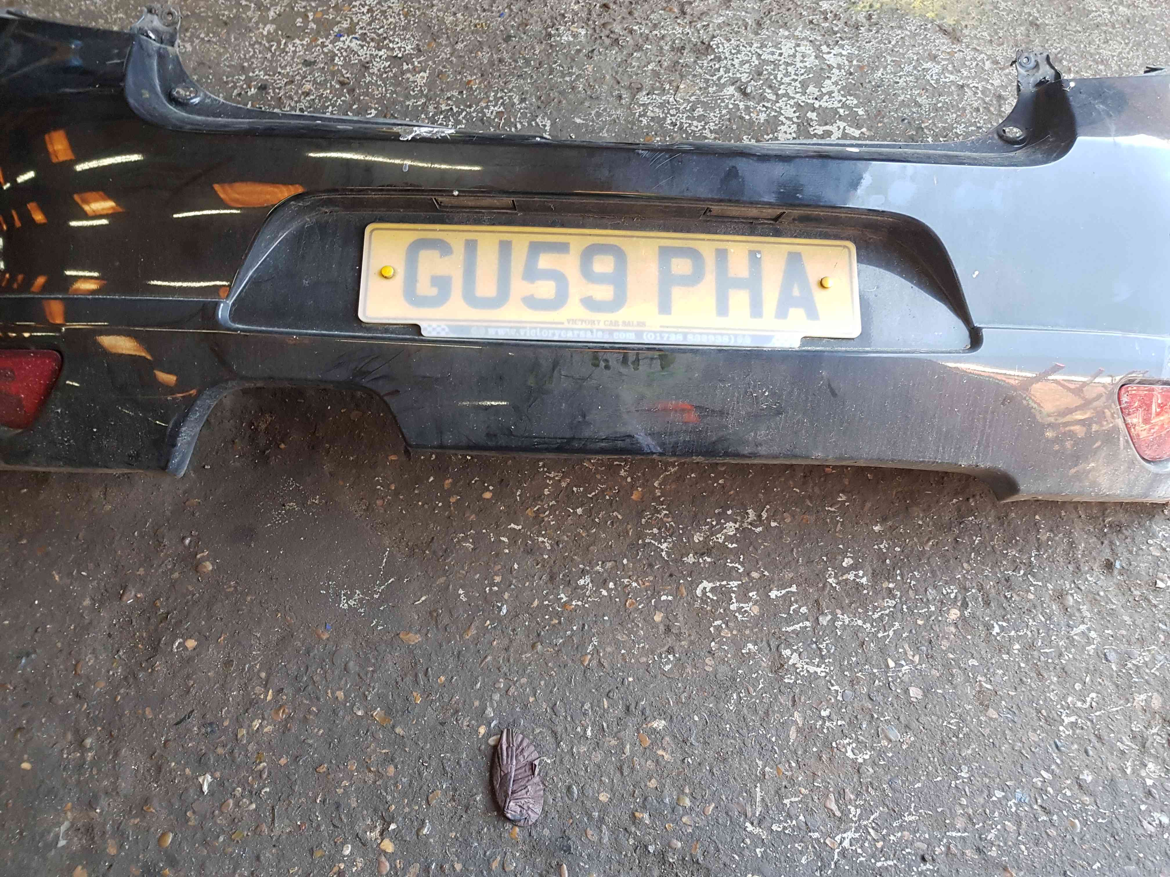 Thumb 4 Renault Clio MK3 2009-2012 Rear Bumper Black 676 Facelift