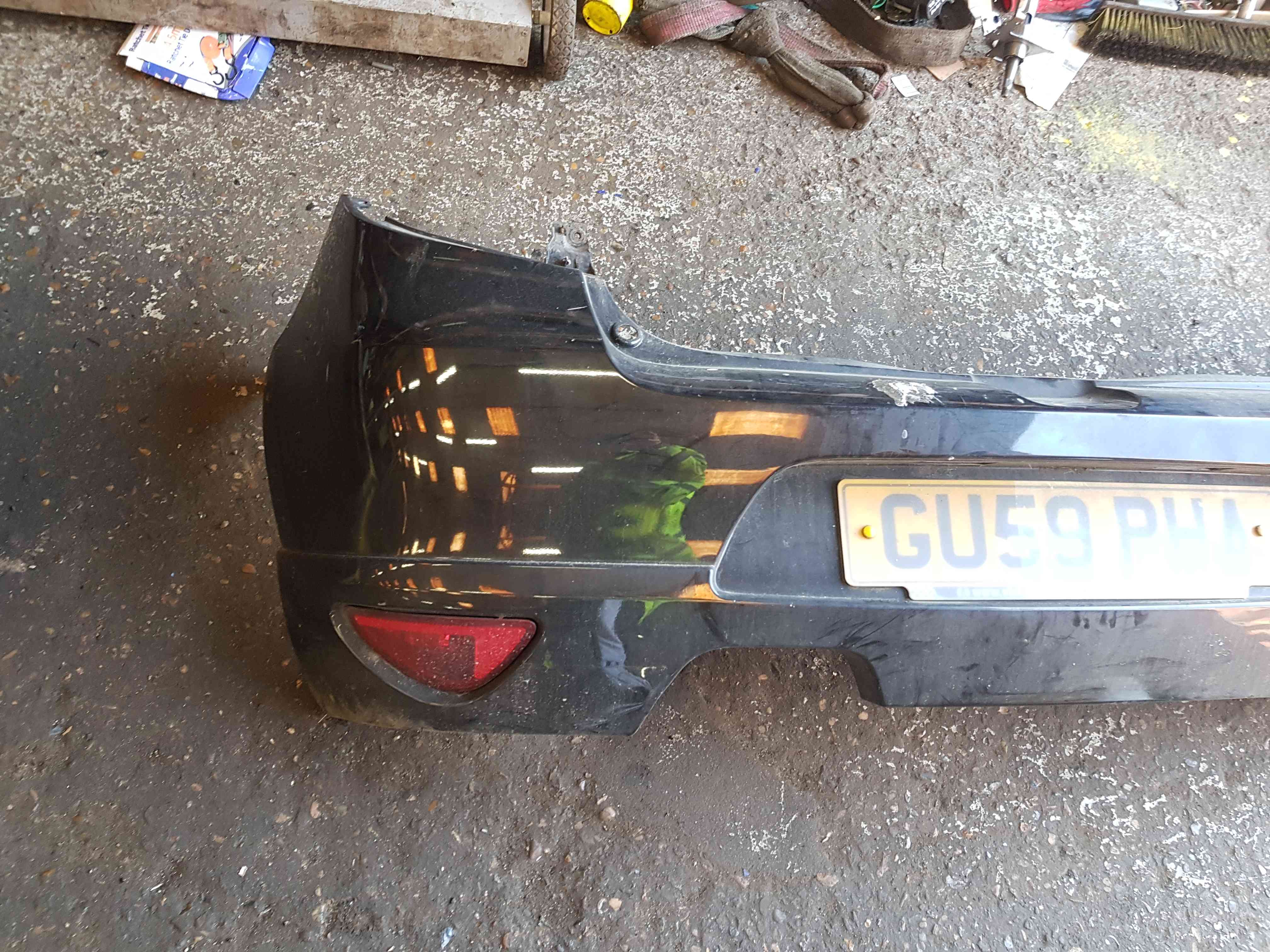 Thumb 5 Renault Clio MK3 2009-2012 Rear Bumper Black 676 Facelift
