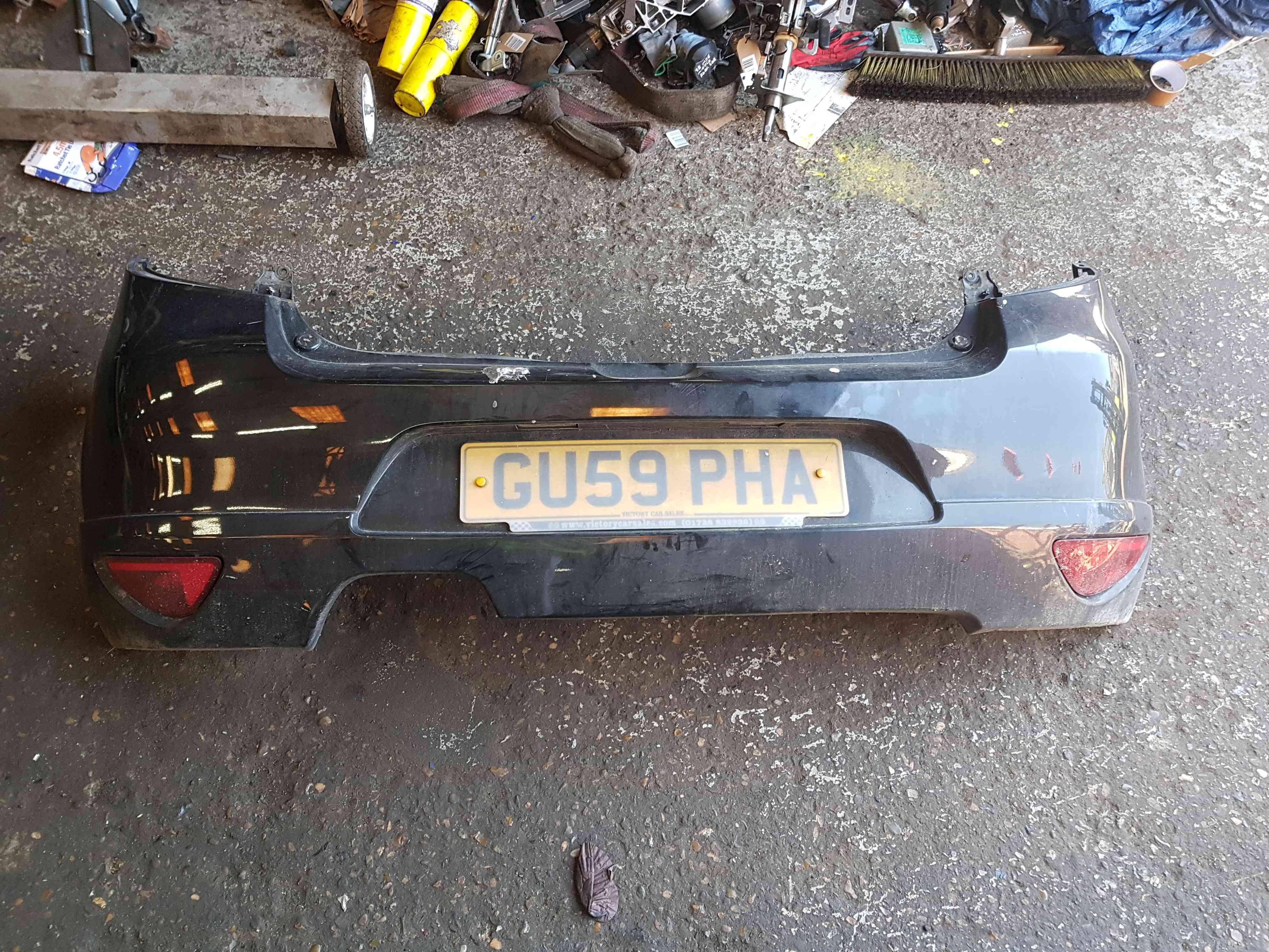Thumb 6 Renault Clio MK3 2009-2012 Rear Bumper Black 676 Facelift