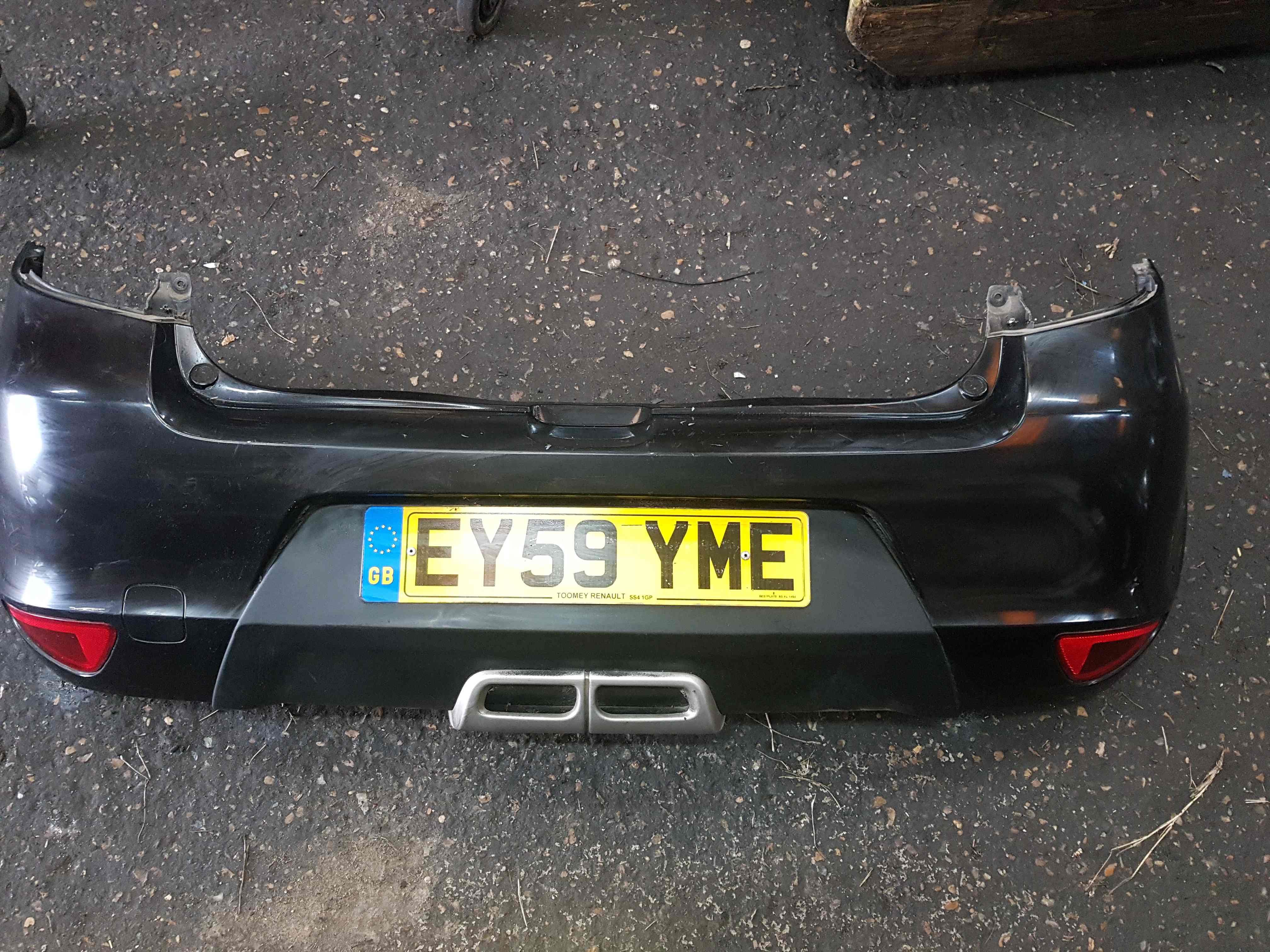 Thumb 10 Renault Clio MK3 2009-2012 Rear Bumper Black 676 World Series