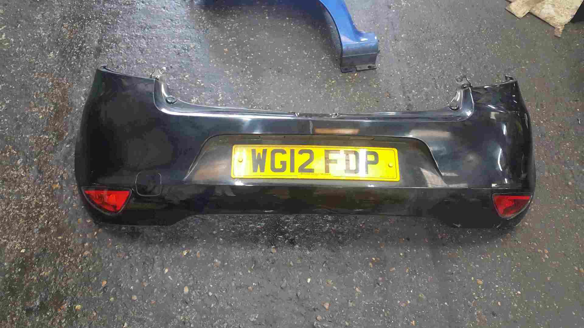 Renault Clio MK3 2009-2012 Rear Bumper Black Tegne Facelift 1