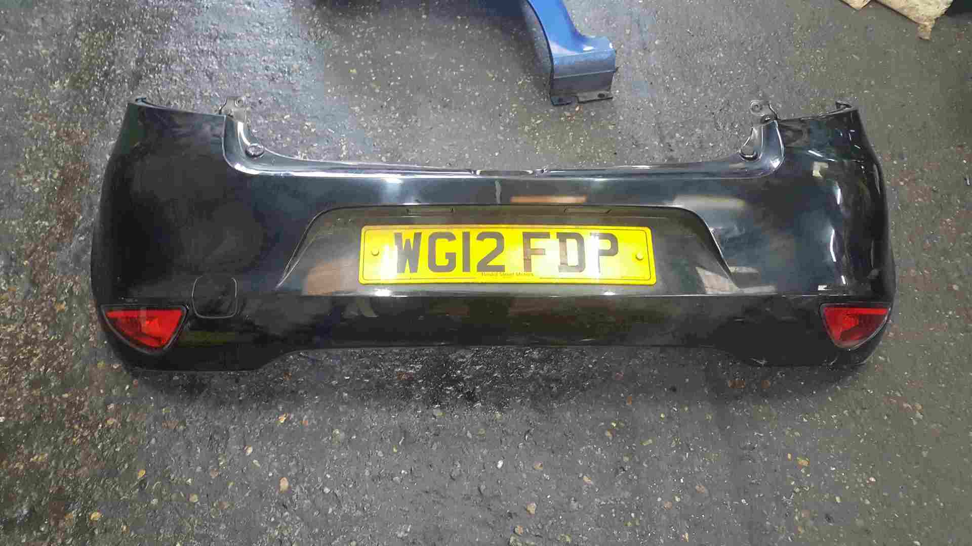 Thumb 2 Renault Clio MK3 2009-2012 Rear Bumper Black Tegne Facelift 1