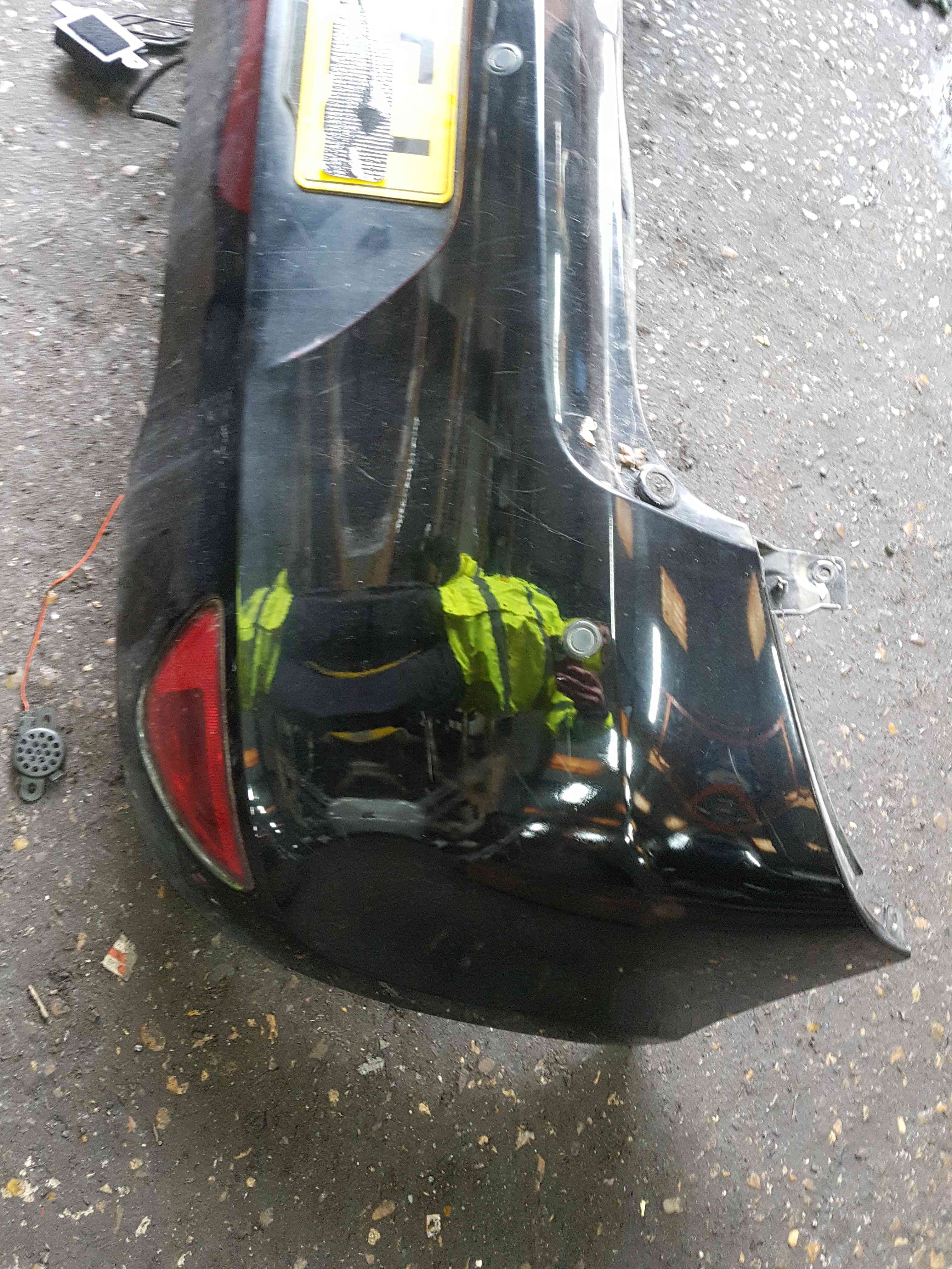 Thumb 4 Renault Clio MK3 2009-2012 Rear Bumper Black Tegne Facelift With sensors