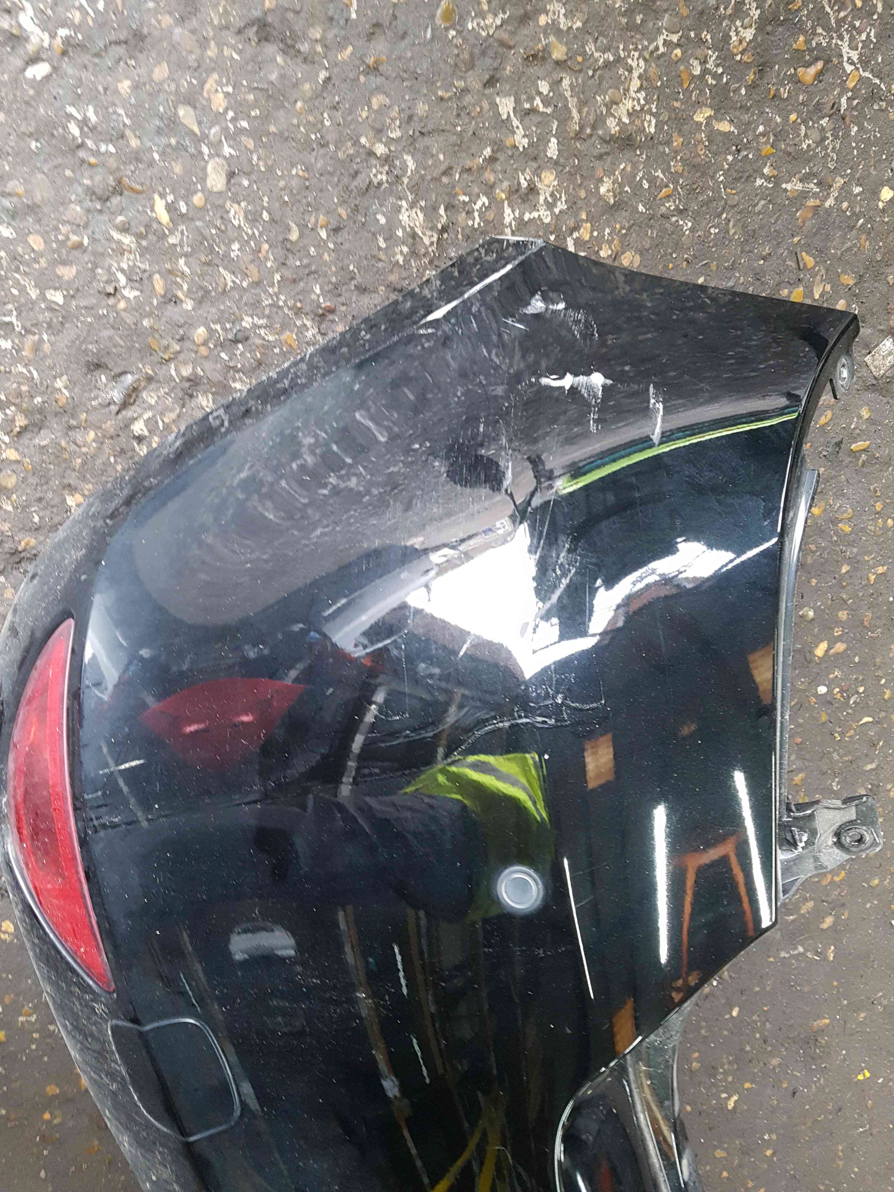 Thumb 5 Renault Clio MK3 2009-2012 Rear Bumper Black Tegne Facelift With sensors