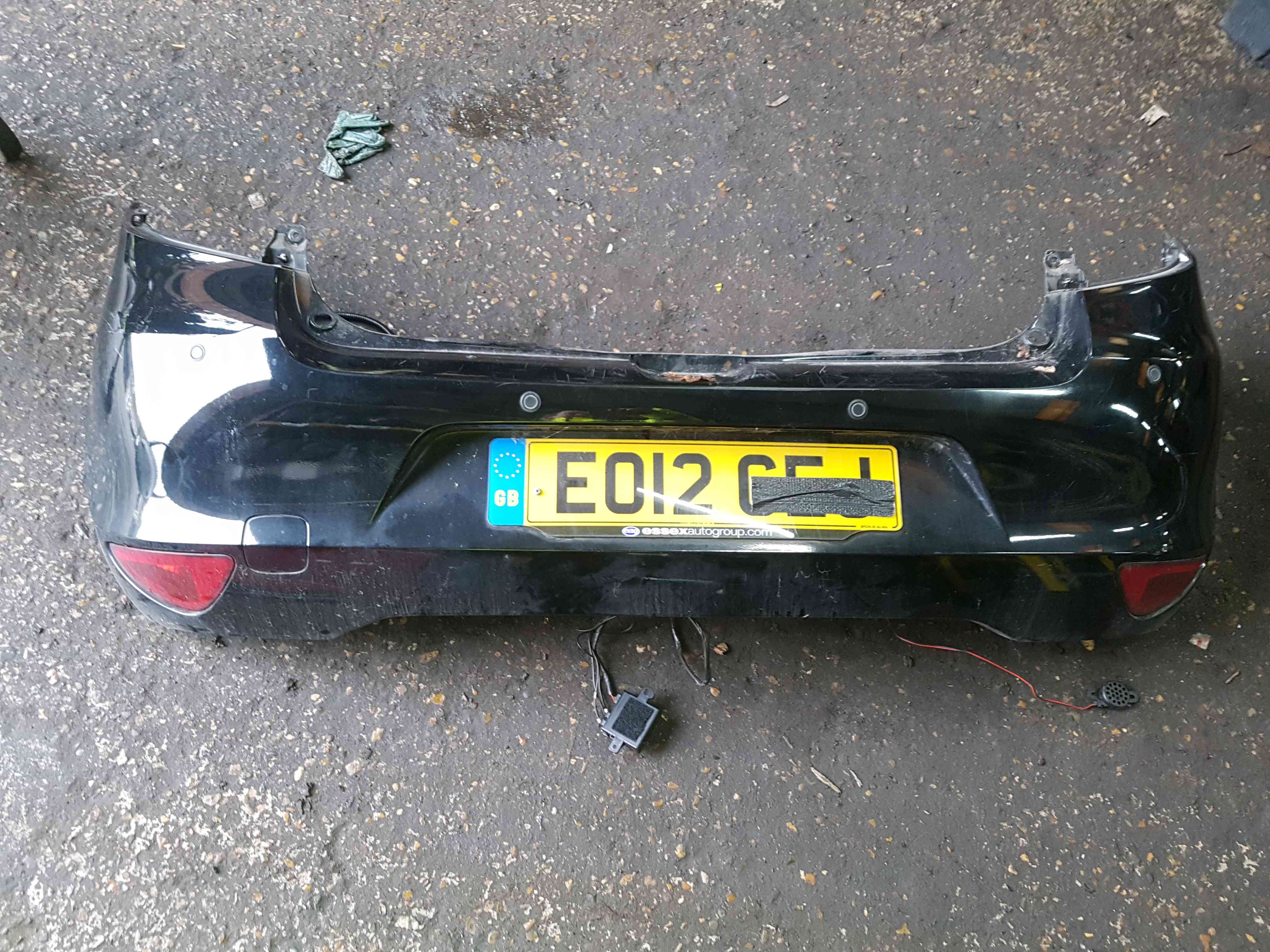 Thumb 6 Renault Clio MK3 2009-2012 Rear Bumper Black Tegne Facelift With sensors