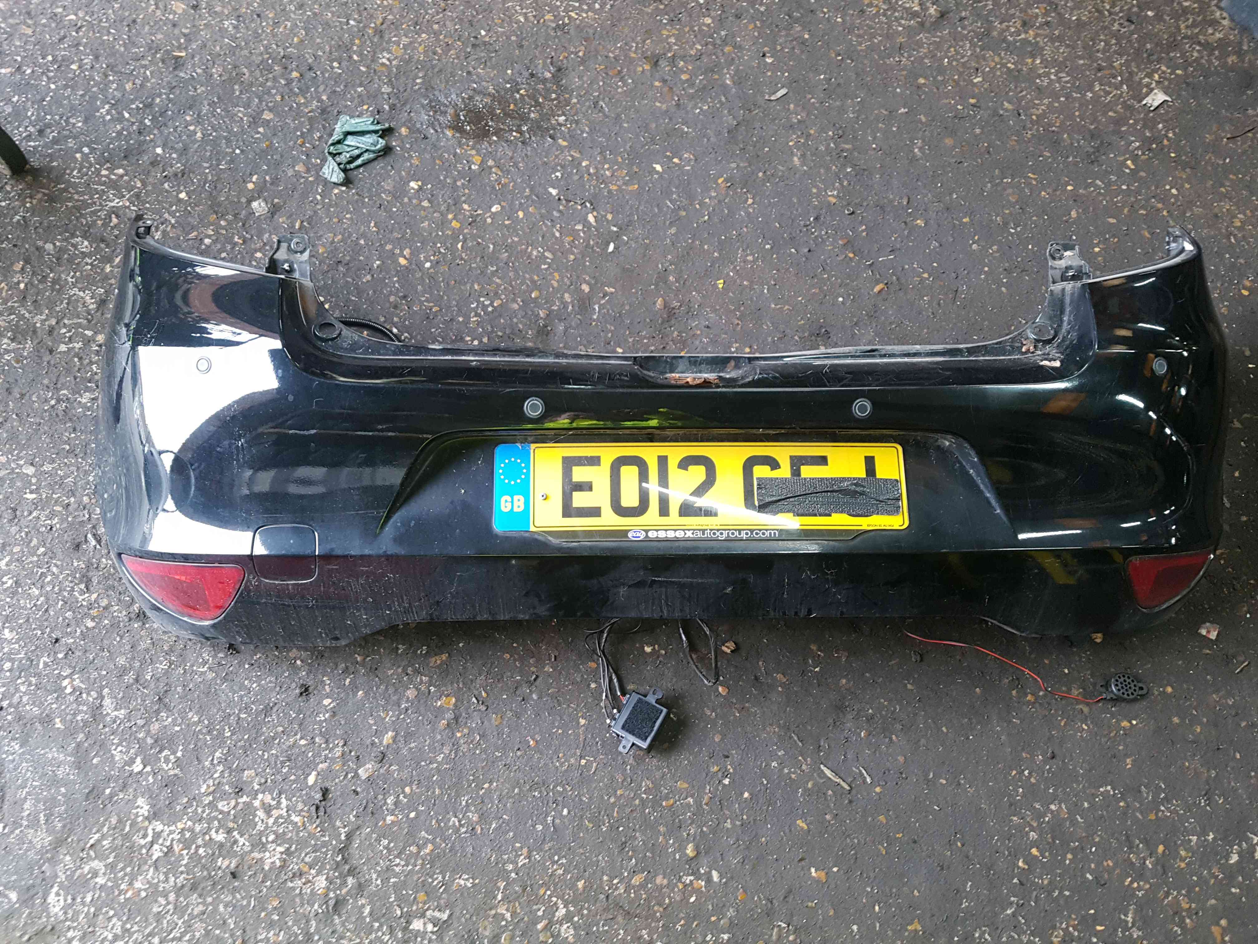 Thumb 7 Renault Clio MK3 2009-2012 Rear Bumper Black Tegne Facelift With sensors
