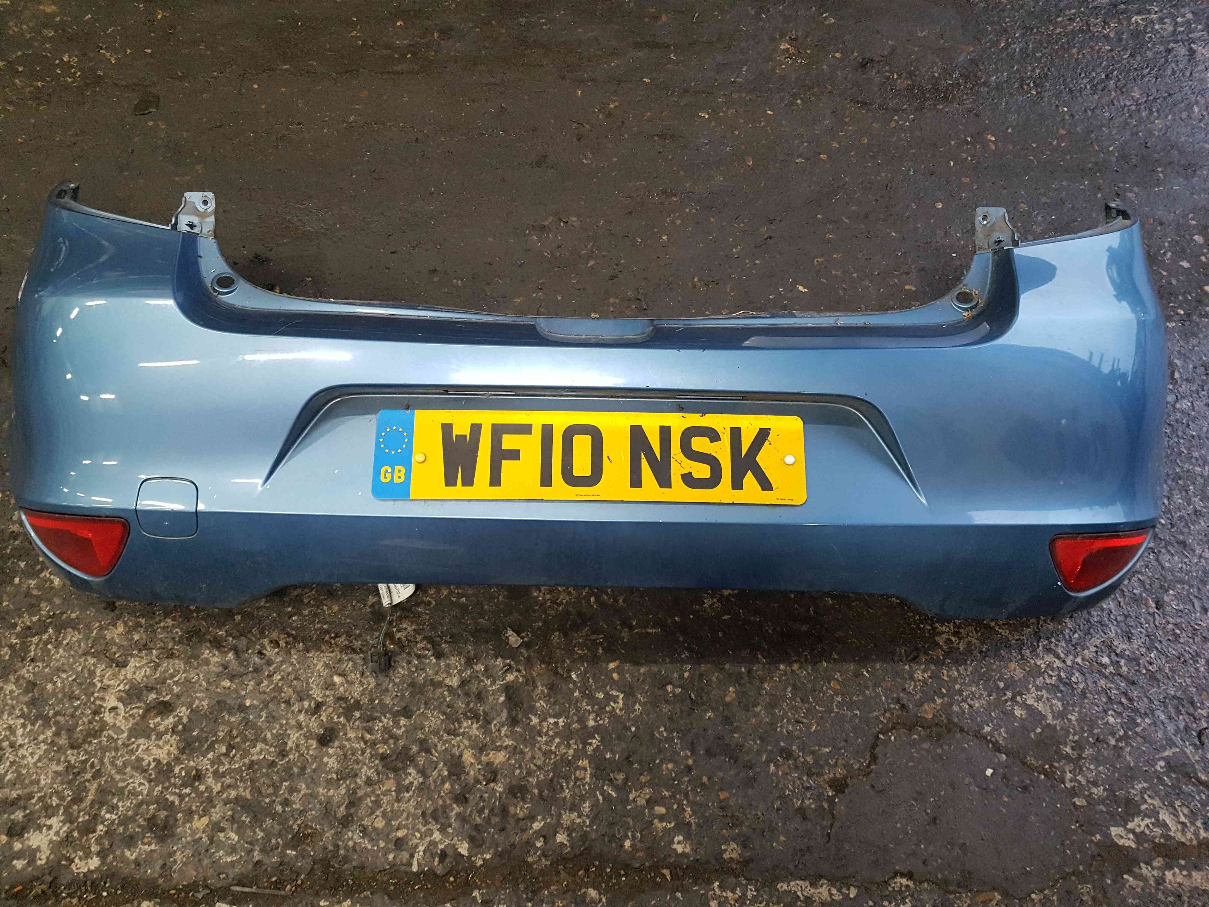 Renault Clio MK3 2009-2012 Rear Bumper Blue Grey Ternl 195 bleu-etoile