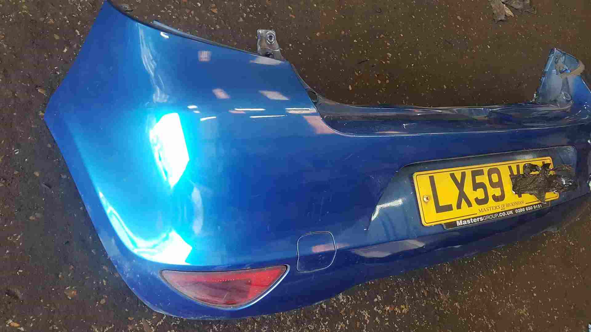 Thumb 3 Renault Clio MK3 2009-2012 Rear Bumper Blue Terna