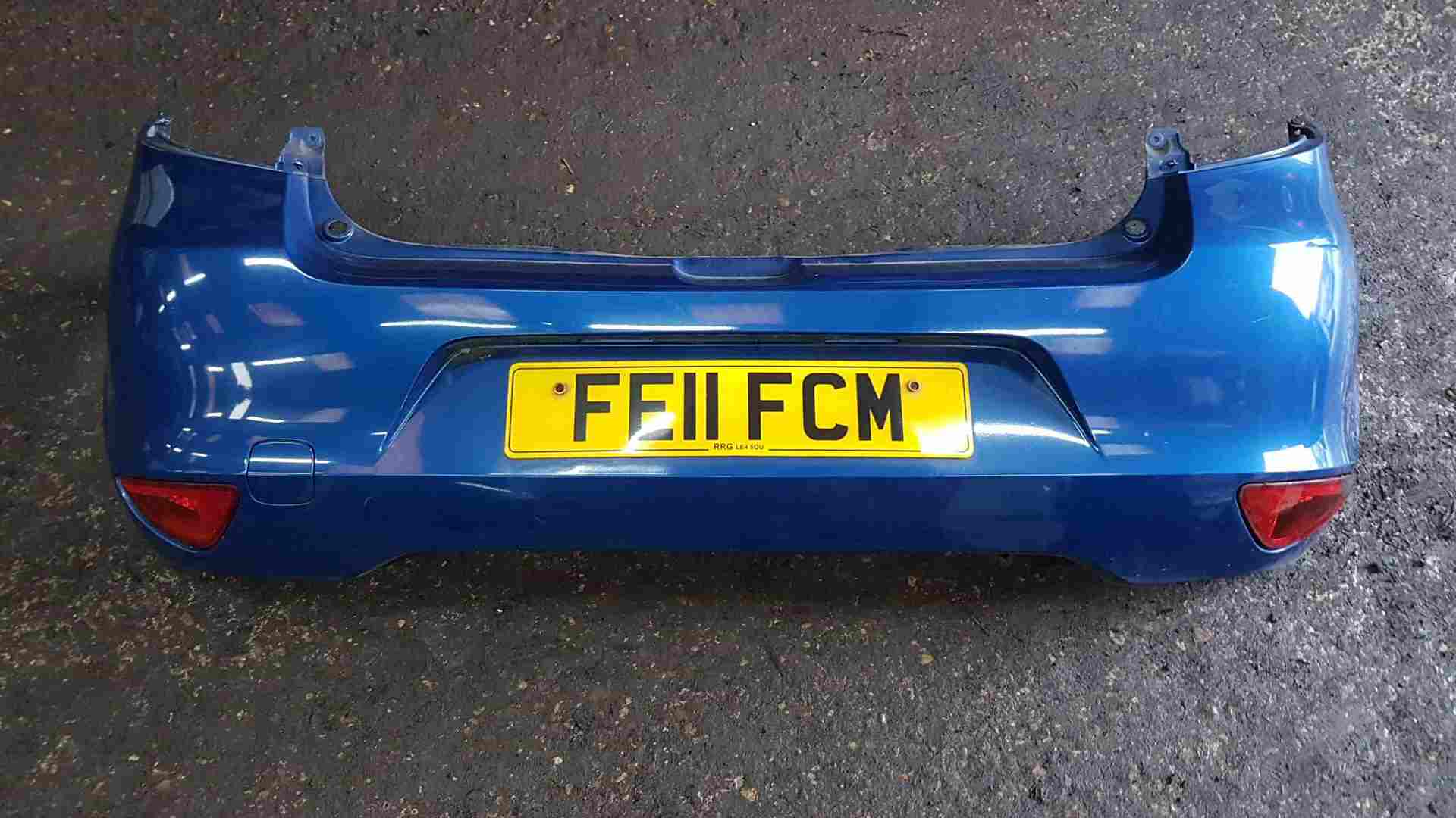 Renault Clio MK3 2009-2012 Rear Bumper Blue Terna some marks