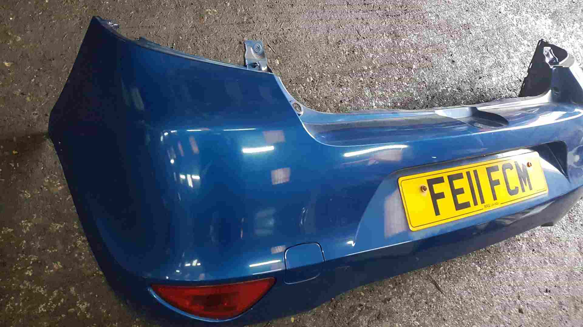 Thumb 2 Renault Clio MK3 2009-2012 Rear Bumper Blue Terna some marks