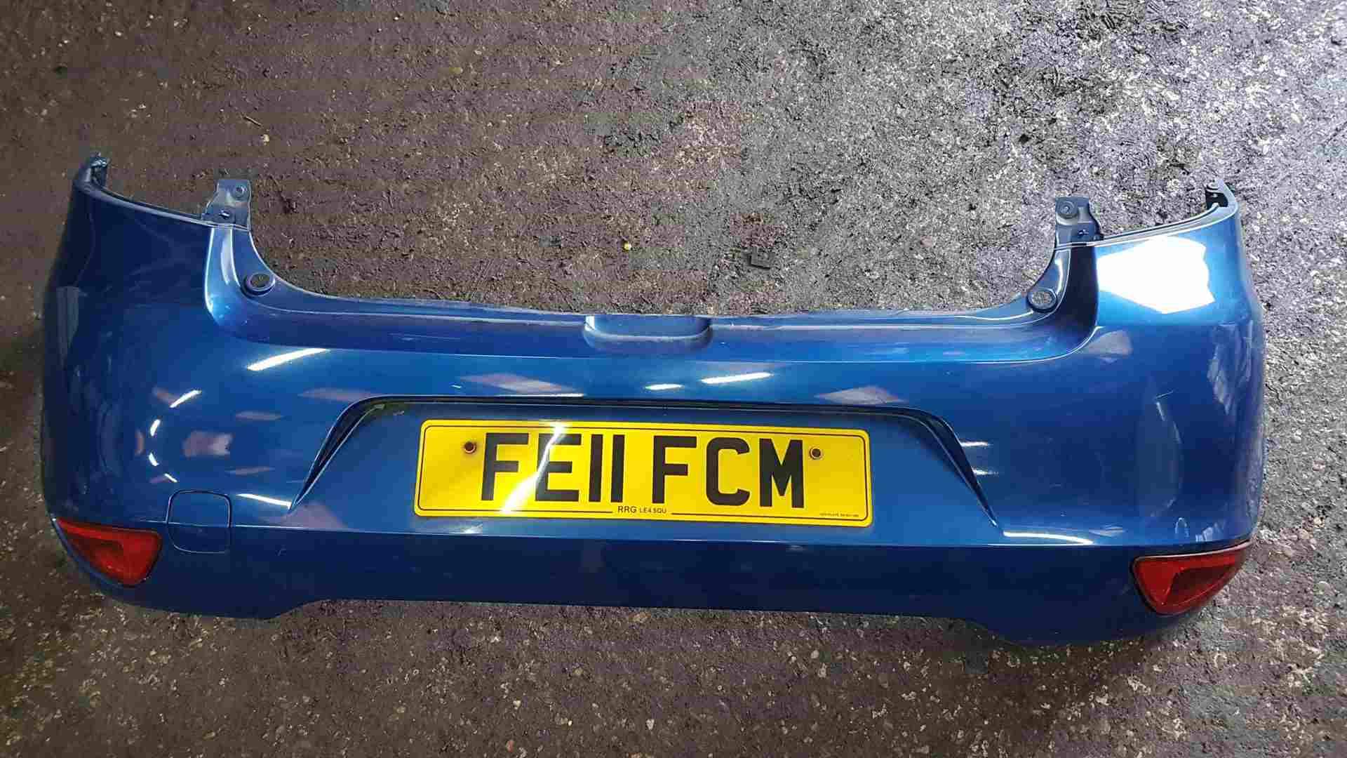 Thumb 6 Renault Clio MK3 2009-2012 Rear Bumper Blue Terna some marks