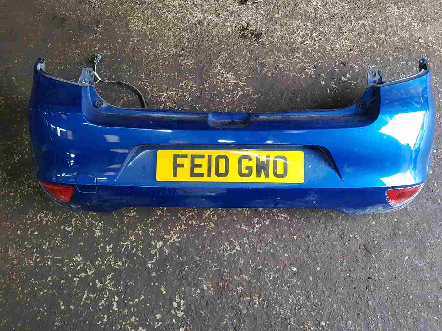 Renault Clio MK3 2009-2012 Rear Bumper Blue Terna Facelift