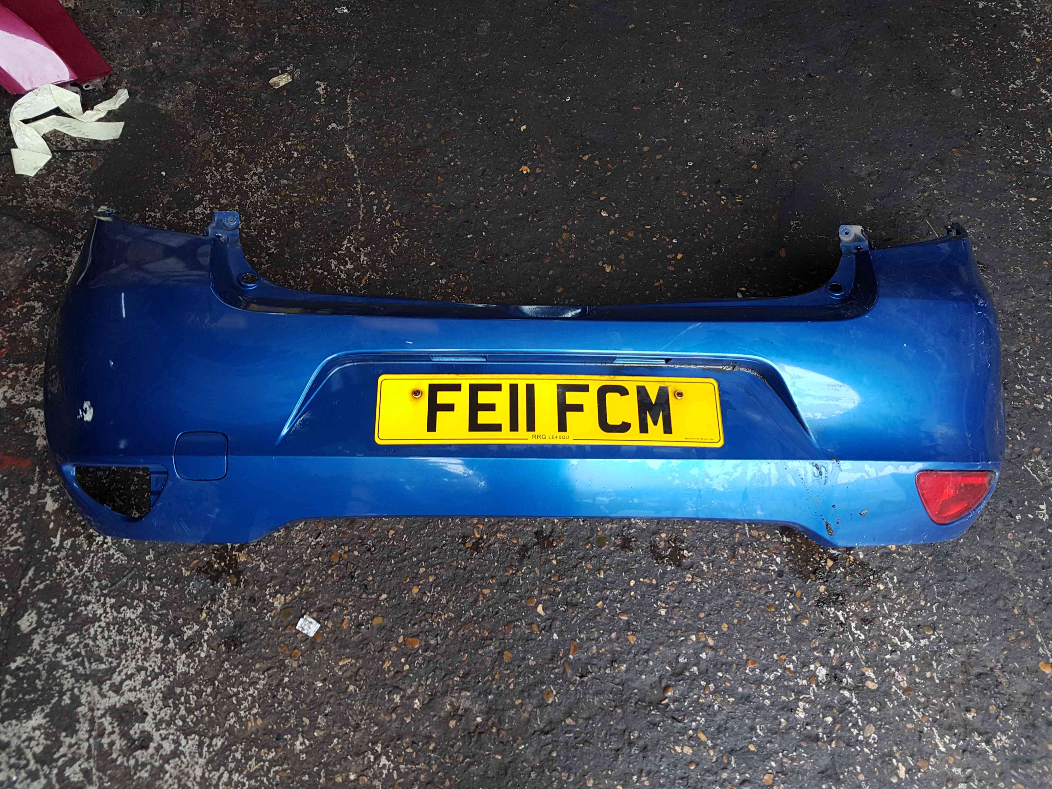 Thumb 10 Renault Clio MK3 2009-2012 Rear Bumper Blue Terna Facelift