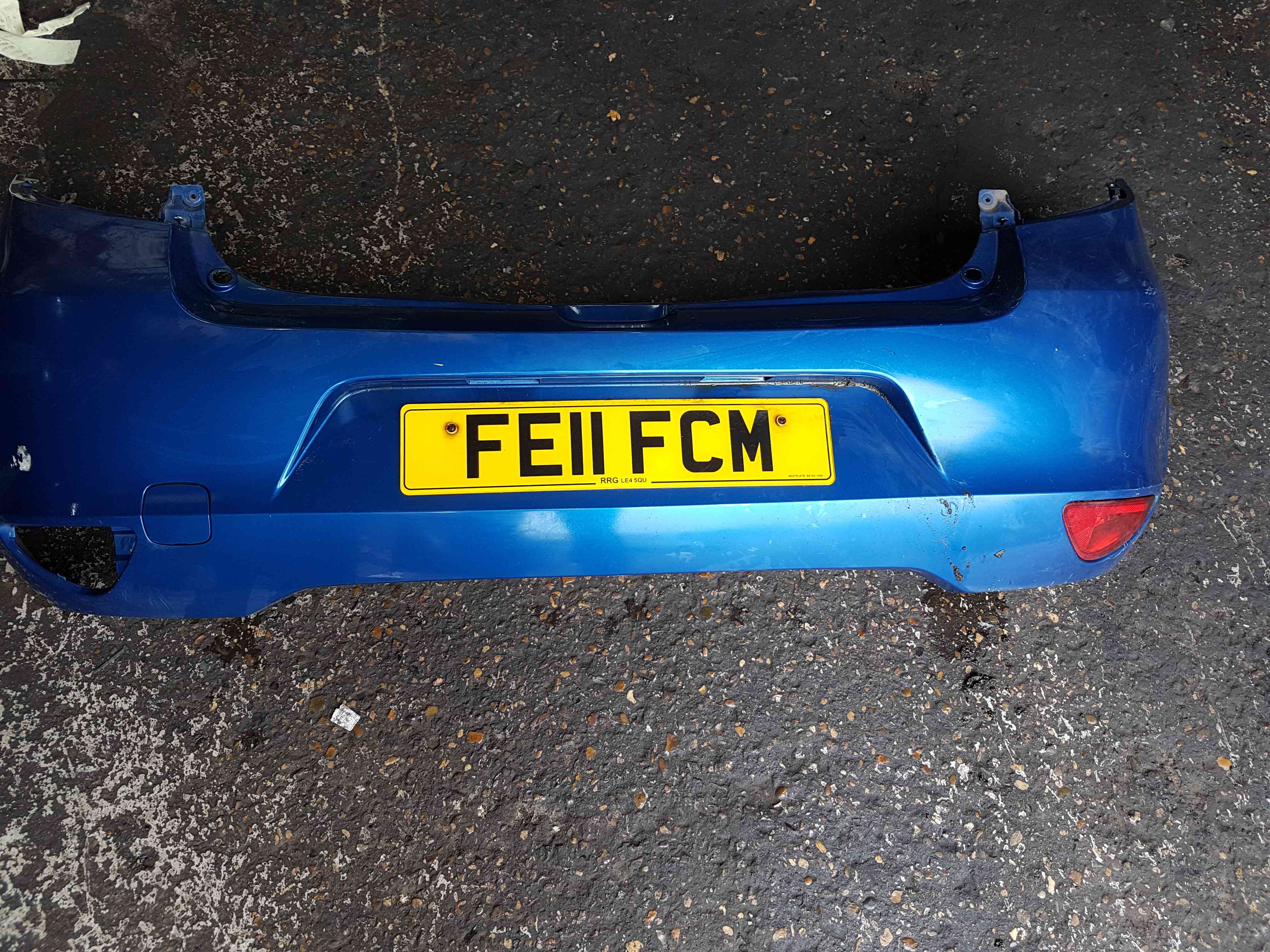 Renault Clio MK3 2009-2012 Rear Bumper Blue Terna Facelift