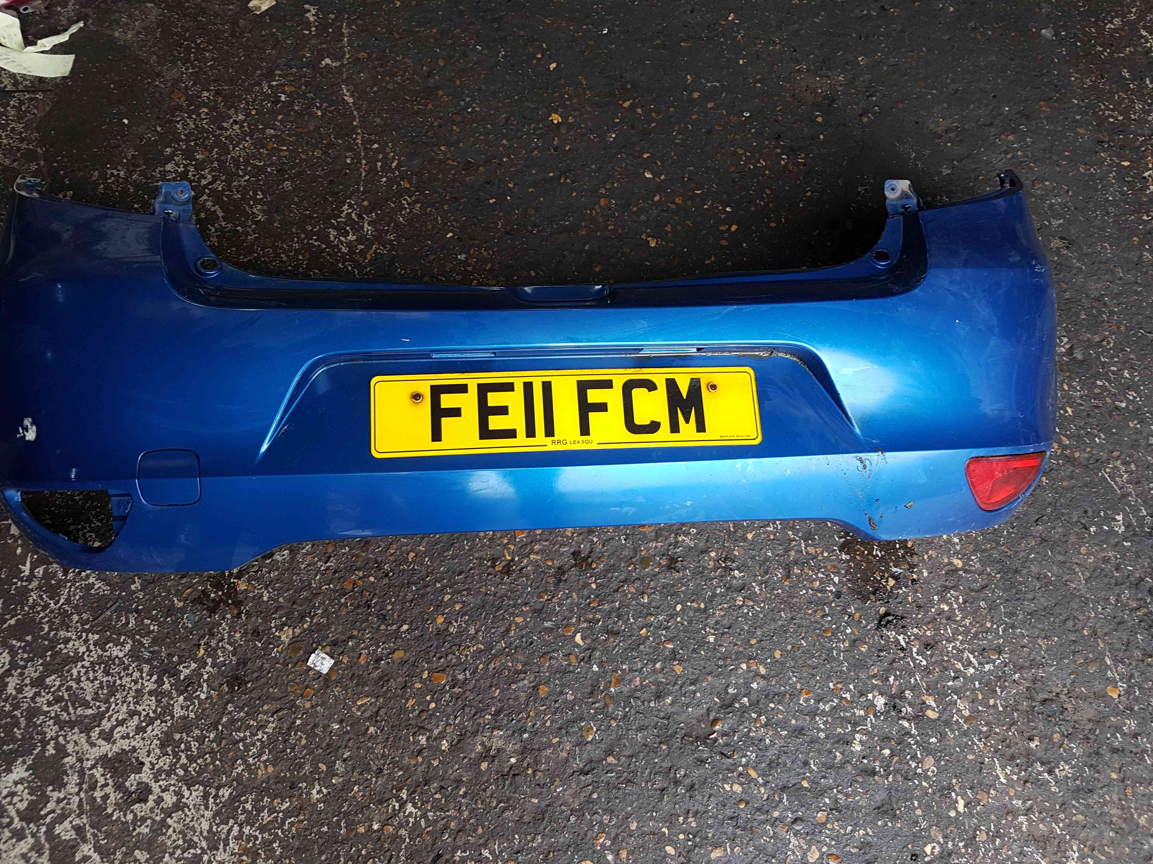 Thumb 3 Renault Clio MK3 2009-2012 Rear Bumper Blue Terna Facelift