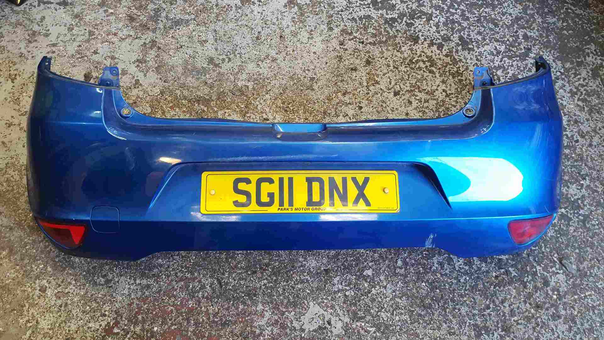 Renault Clio MK3 2009-2012 Rear Bumper Blue Terna RNA