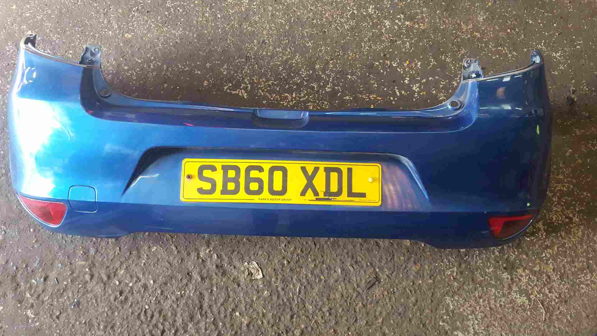 Renault Clio MK3 2009-2012 Rear Bumper Blue Terna