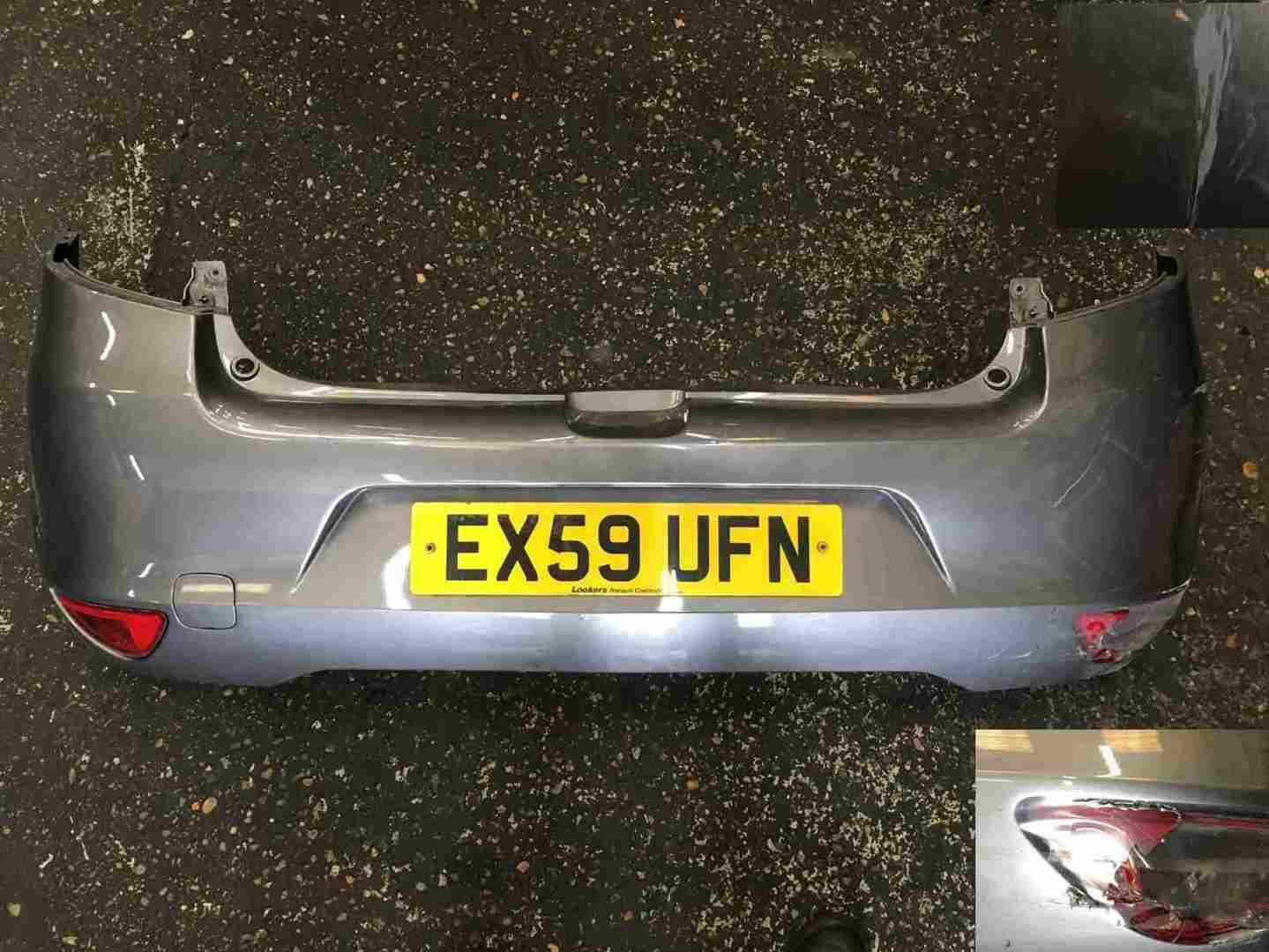 Renault Clio MK3 2009-2012 Rear Bumper Grey TEKNG FACELIFT
