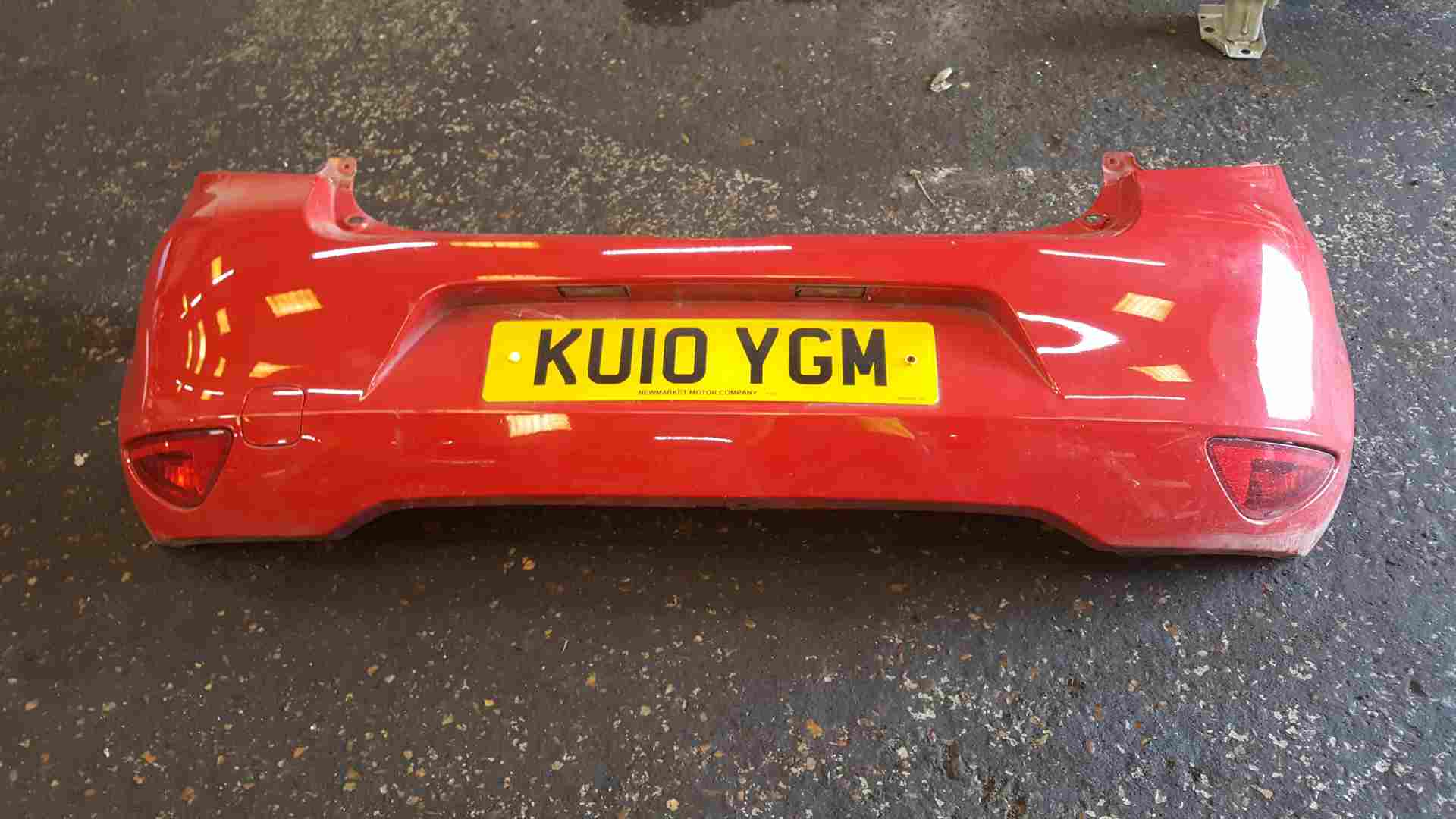 Thumb 8 Renault Clio MK3 2009-2012 Rear Bumper RED Ov727 Facelift 727