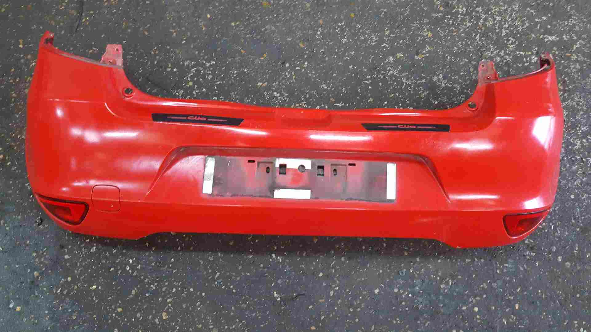 Renault Clio MK3 2009-2012 Rear Bumper RED Ov727 Facelift 727