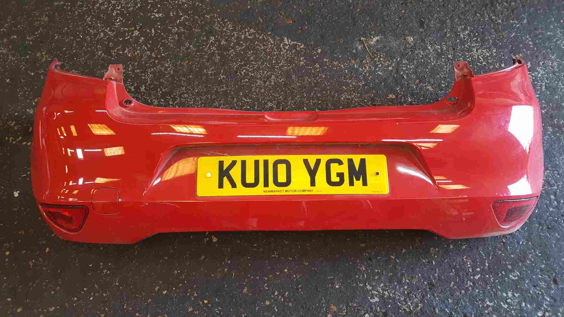 Renault Clio MK3 2009-2012 Rear Bumper RED Ov727 Facelift 727
