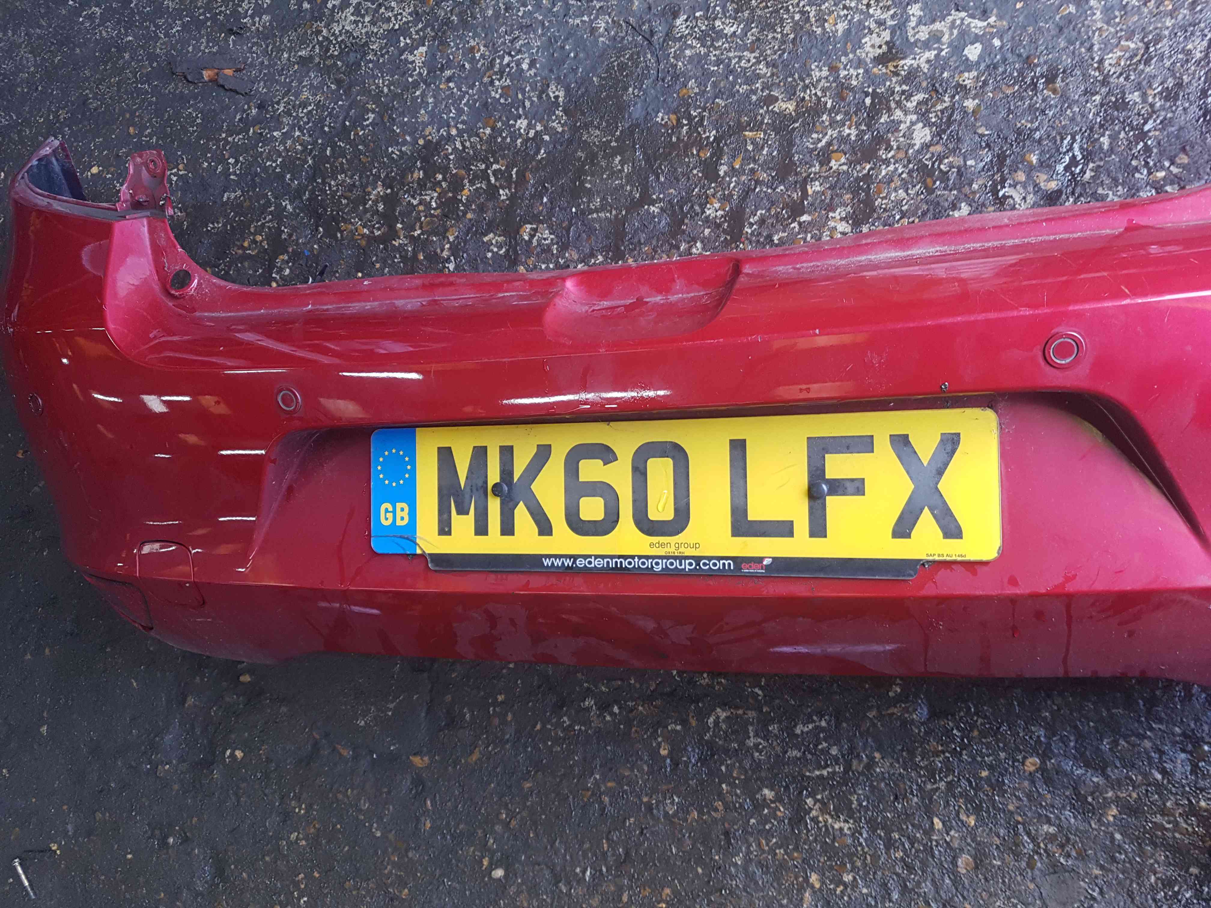 Thumb 5 Renault Clio MK3 2009-2012 Rear Bumper RED Tennj Facelift + Reversing Sensors