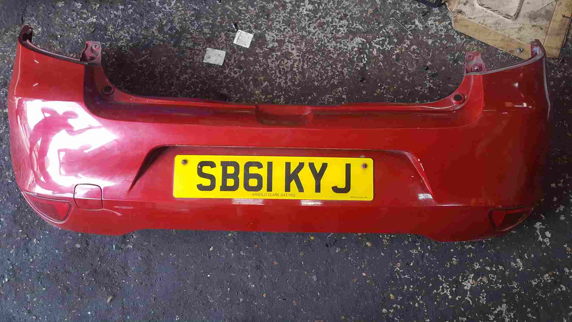 Renault Clio MK3 2009-2012 Rear Bumper RED Tennj Facelift