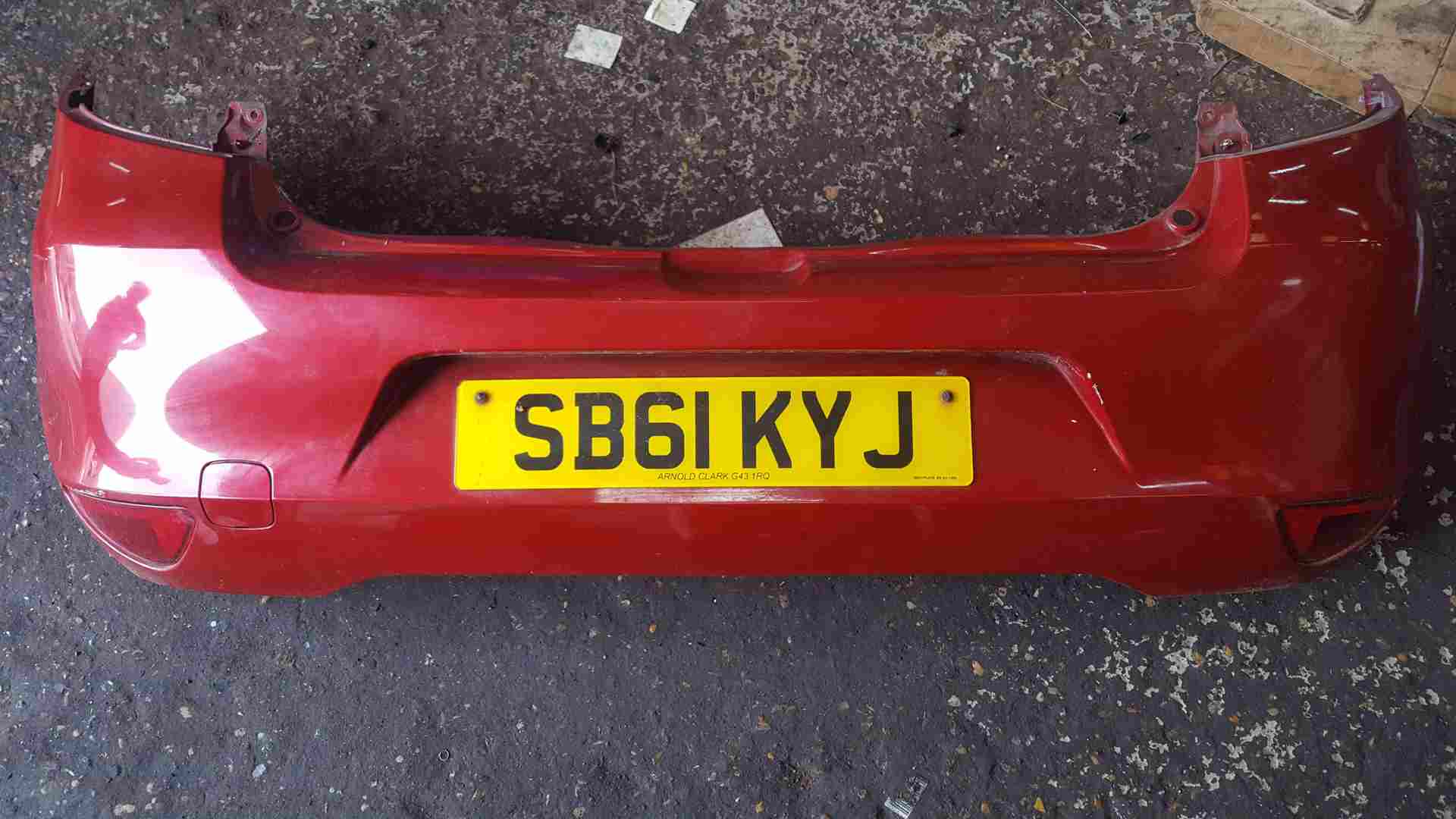 Thumb 7 Renault Clio MK3 2009-2012 Rear Bumper RED Tennj Facelift